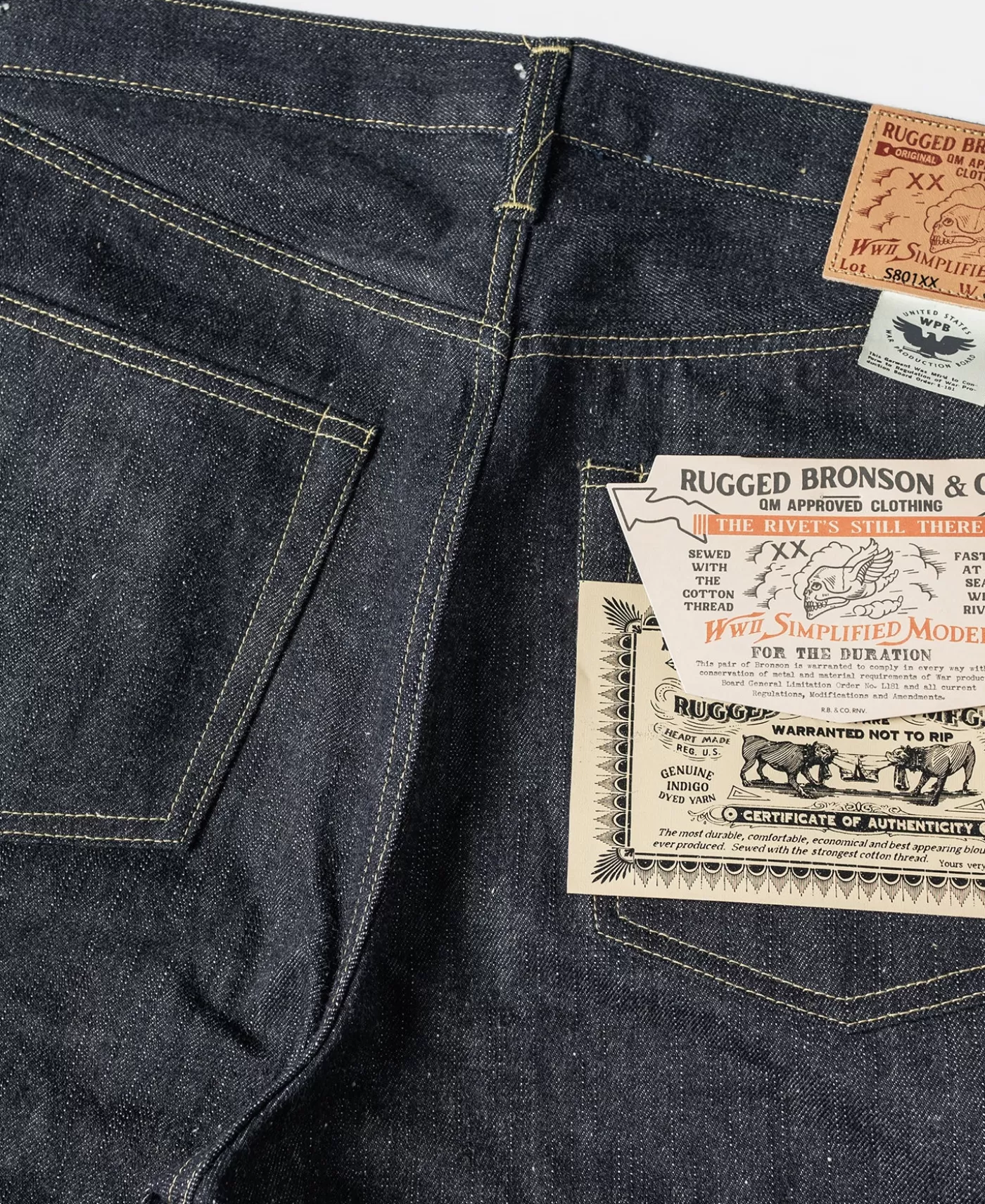 sxx__war_simplified_model_selvedge_denim_jeans_7.webp Cheap S801XX 1943 War Simplified Model Selvedge Denim Jeans Jeans | Pants & Trousers