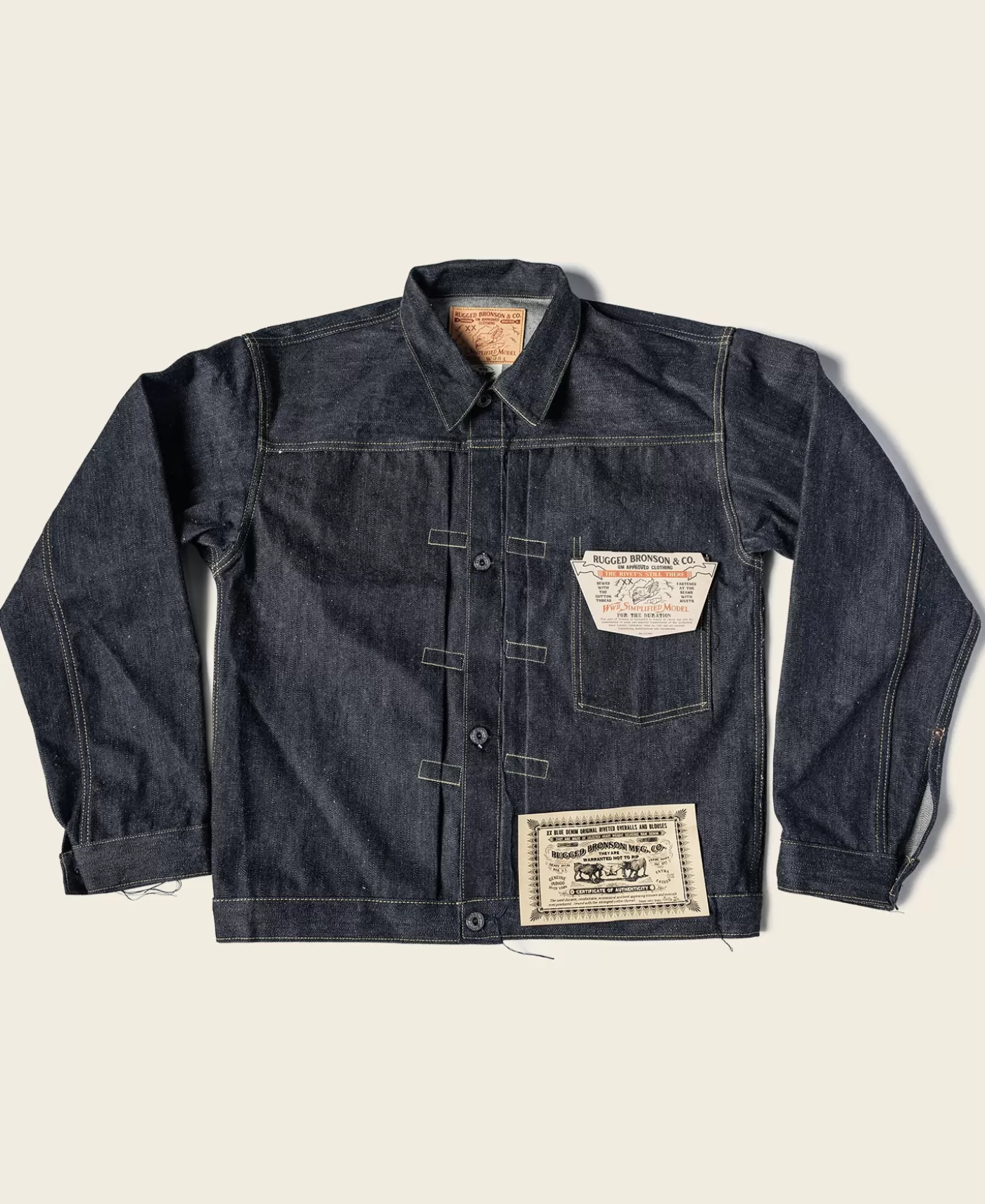 New S806XX 1943 War Simplified Model 1st Selvedge Denim Jacket Denim Jackets | Jackets & Coats