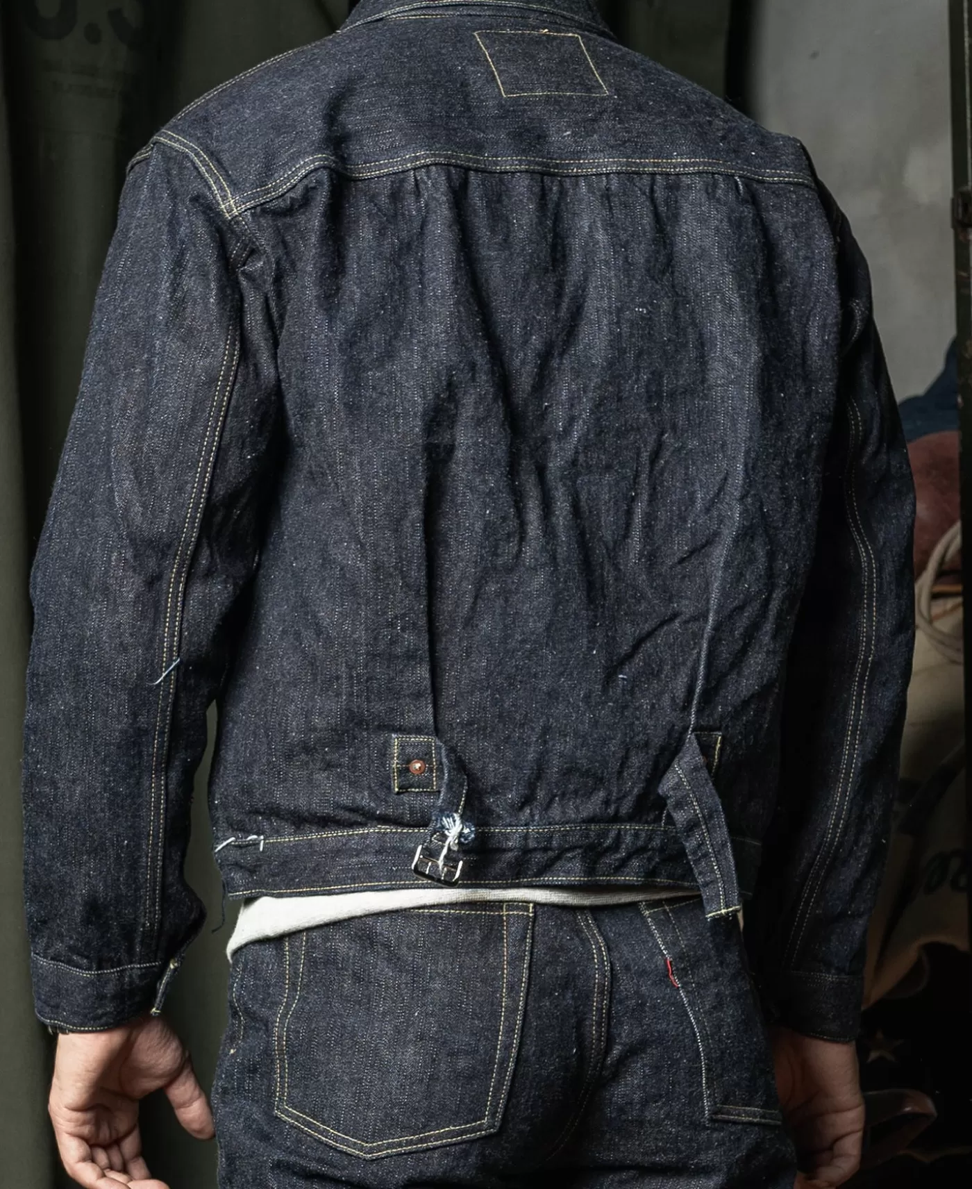 sxx__war_simplified_model_st_selvedge_denim_jacket_4.webp New S806XX 1943 War Simplified Model 1st Selvedge Denim Jacket Denim Jackets | Jackets & Coats