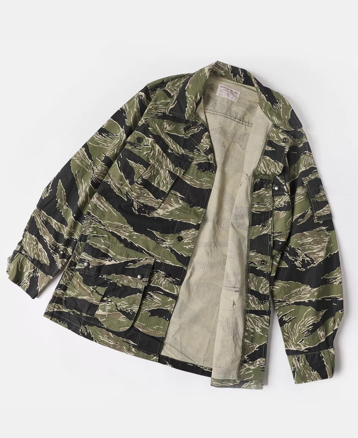 tiger_stripe_camo_tropical_jungle_fatigue_jacket_2.webp Best Sale Tropical Jungle Fatigue Jacket Jackets & Coats