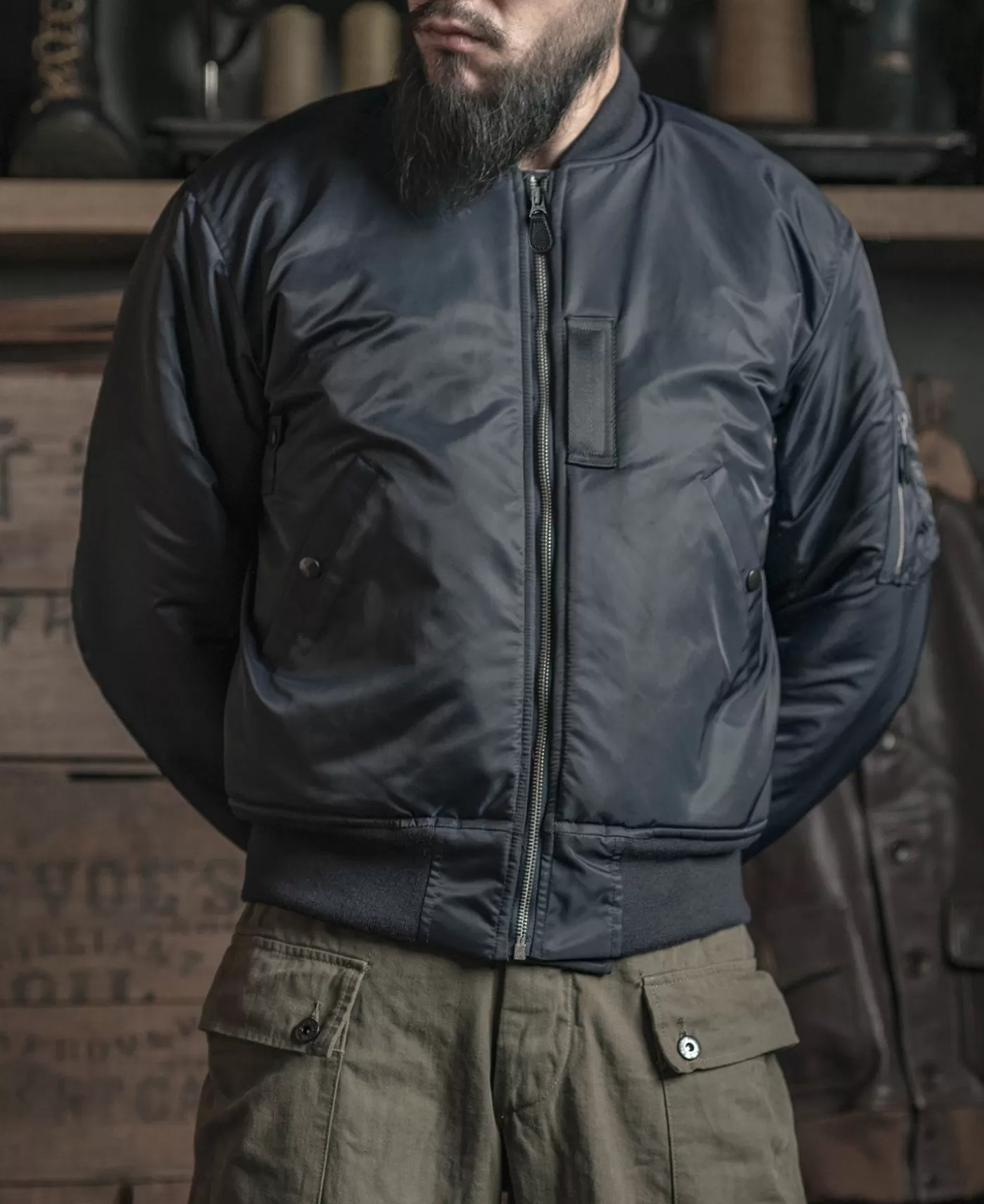 us_air_force_type_bc_mod_flight_jacket_4.webp New US Air Force Type B-15C MOD Flight Jacket Jackets & Coats