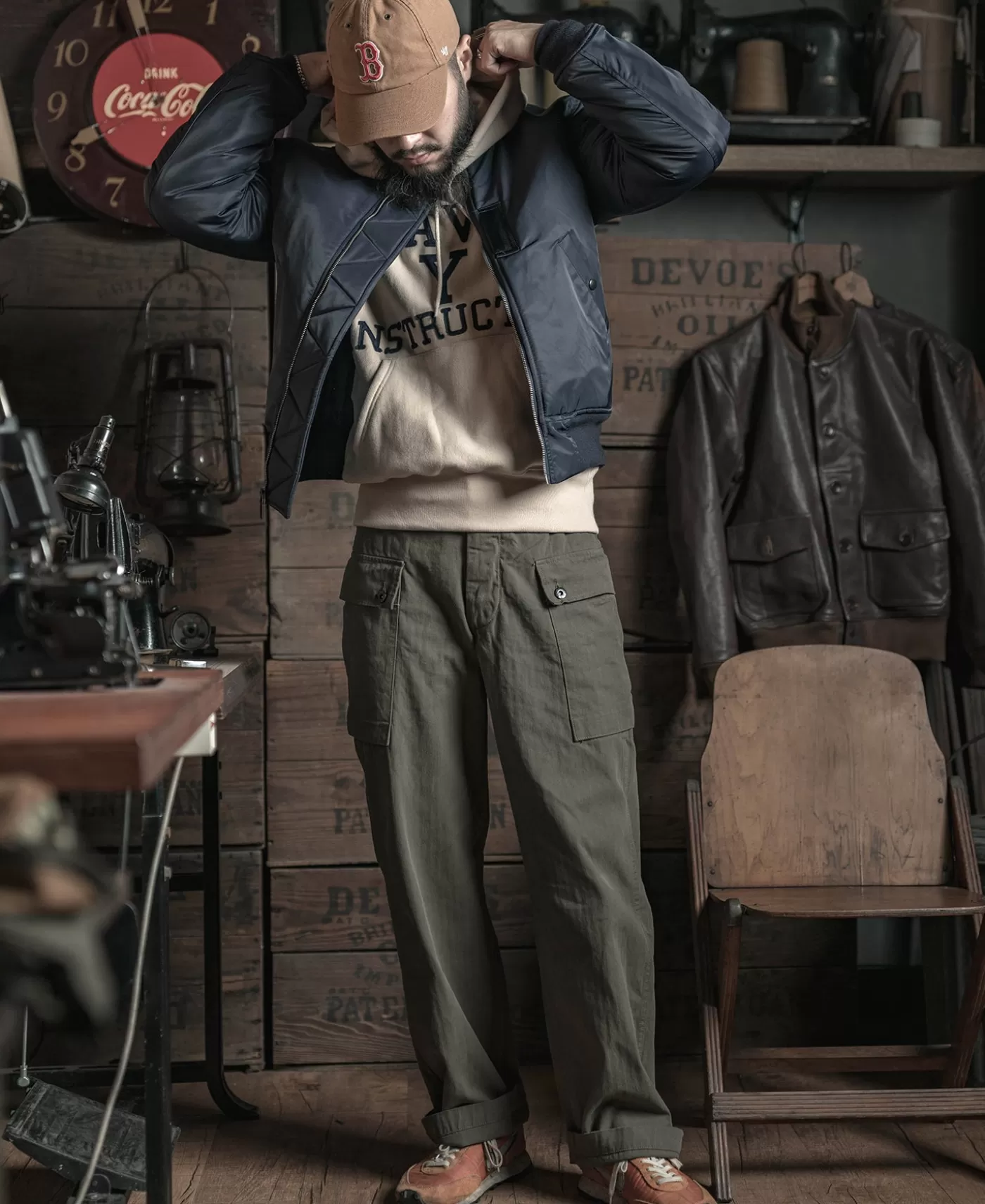 us_air_force_type_bc_mod_flight_jacket_5.webp New US Air Force Type B-15C MOD Flight Jacket Jackets & Coats