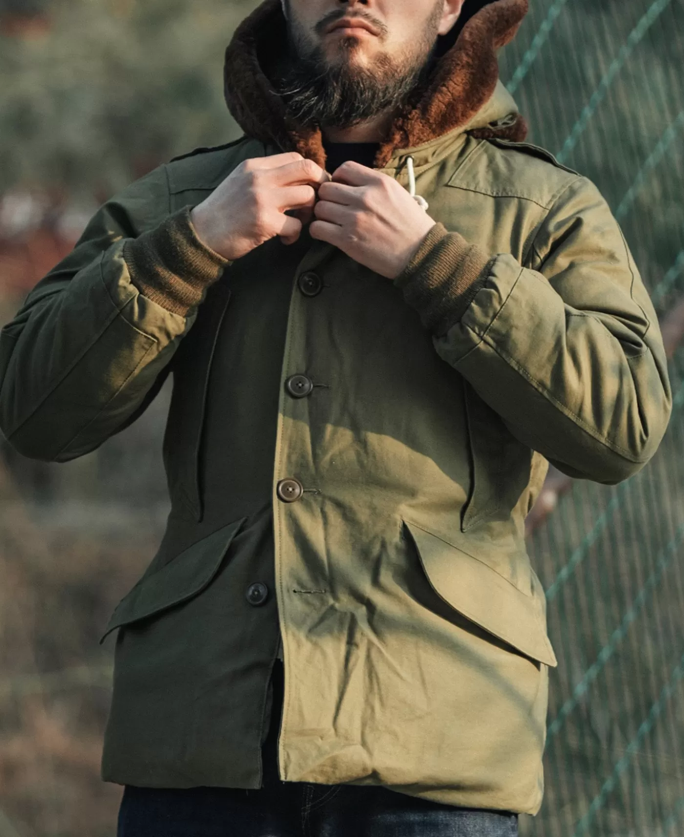 us_army_air_forces_type_b_flight_down_parka_3.webp Store US Army Air Forces Type B-9 Flight Down Parka Jackets & Coats