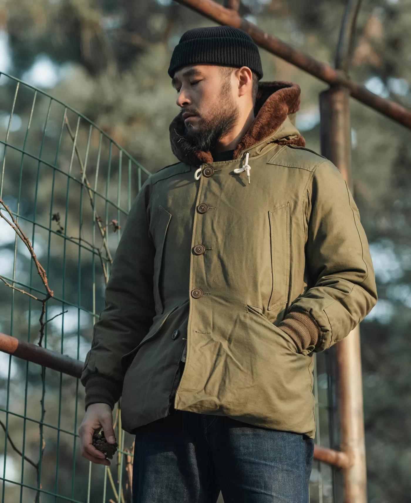 us_army_air_forces_type_b_flight_down_parka_4.webp Store US Army Air Forces Type B-9 Flight Down Parka Jackets & Coats