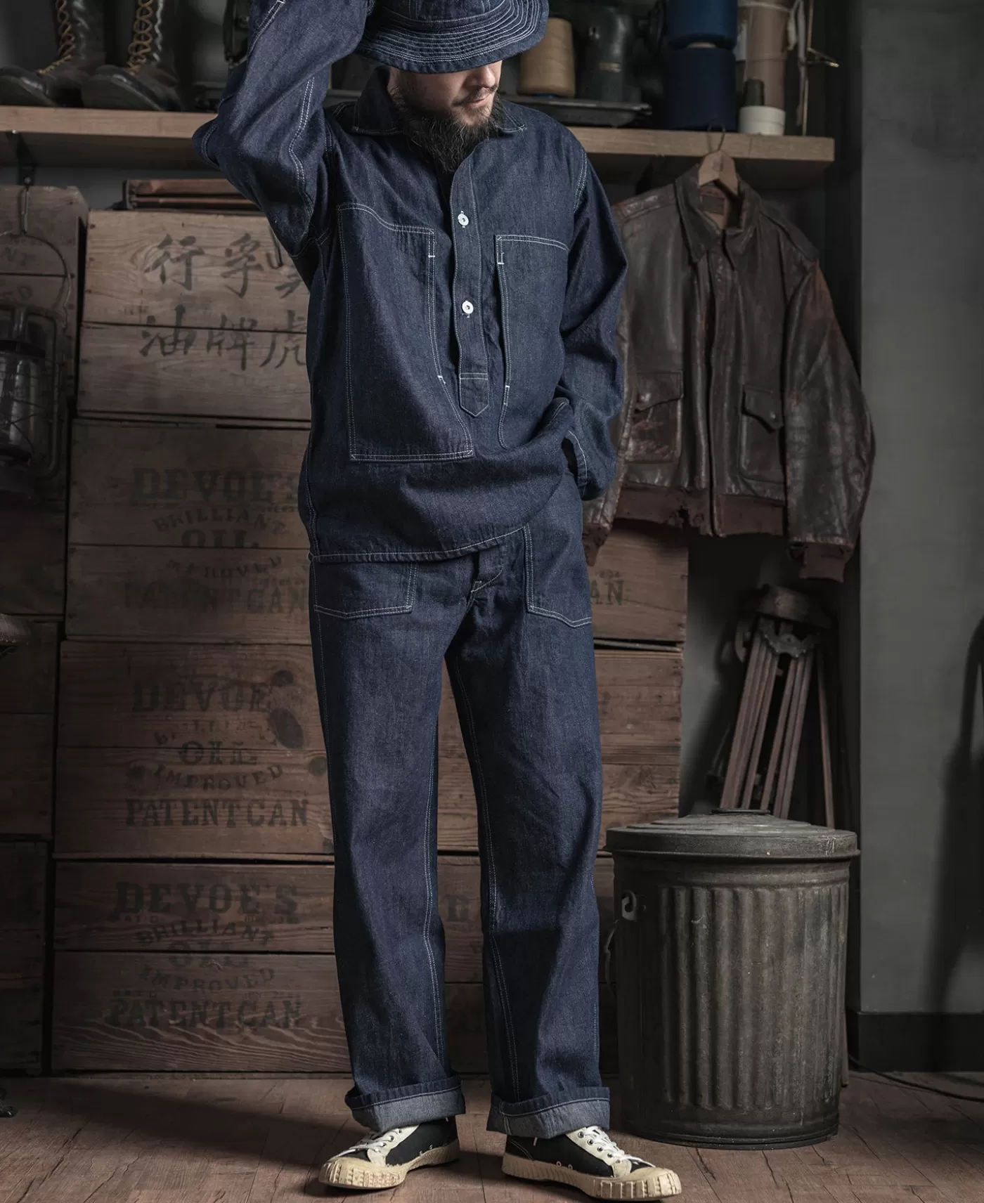 us_army_ccc_fatigue_dungaree_5.webp Cheap 1935 US Army CCC Fatigue Dungaree Jeans | Pants & Trousers