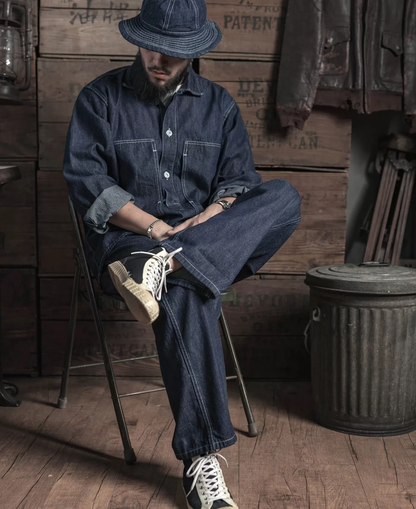 us_army_ccc_fatigue_jumper_2.webp Online 1935 US Army CCC Fatigue Jumper Denim Jackets | Jackets & Coats