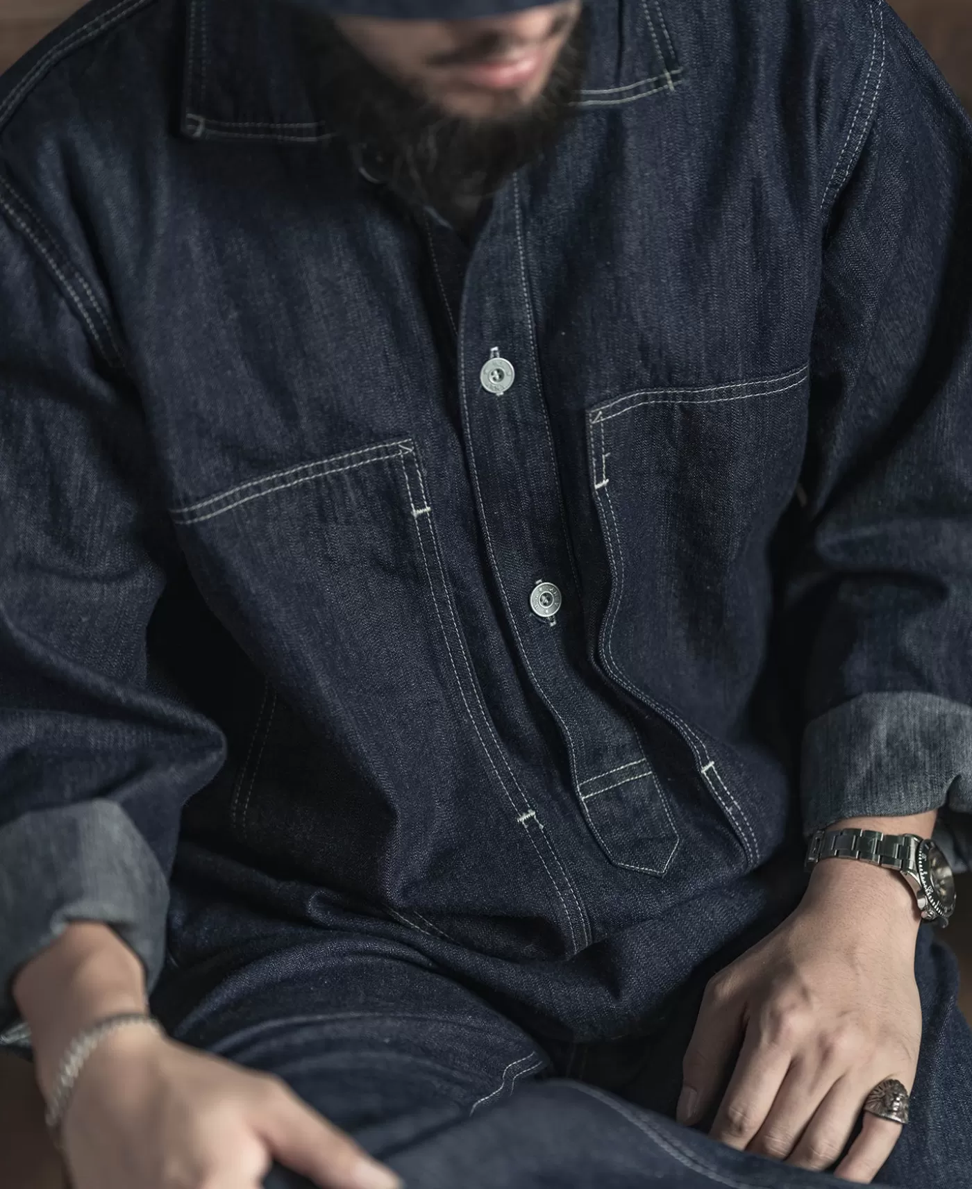 us_army_ccc_fatigue_jumper_3.webp Online 1935 US Army CCC Fatigue Jumper Denim Jackets | Jackets & Coats