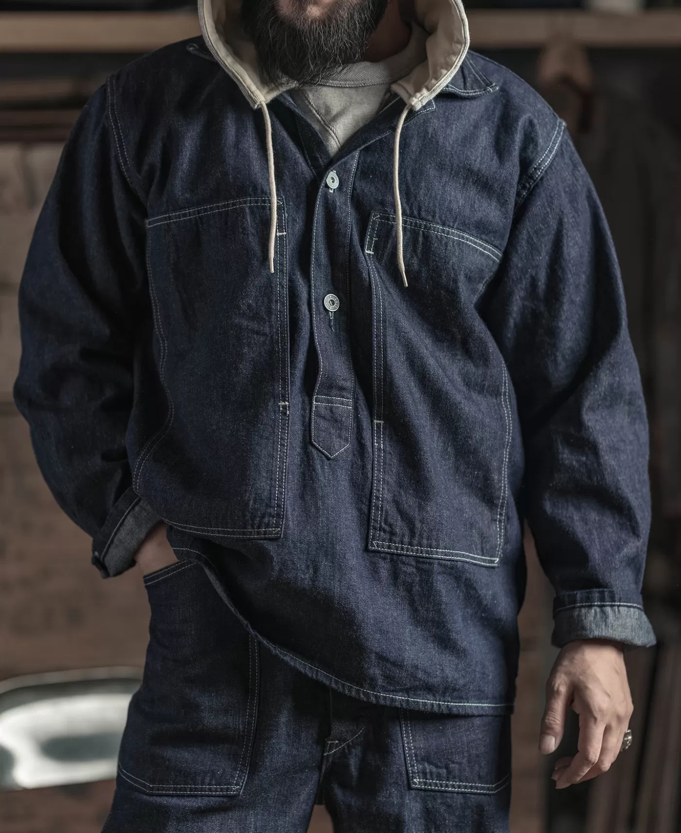 us_army_ccc_fatigue_jumper_8.webp Online 1935 US Army CCC Fatigue Jumper Denim Jackets | Jackets & Coats