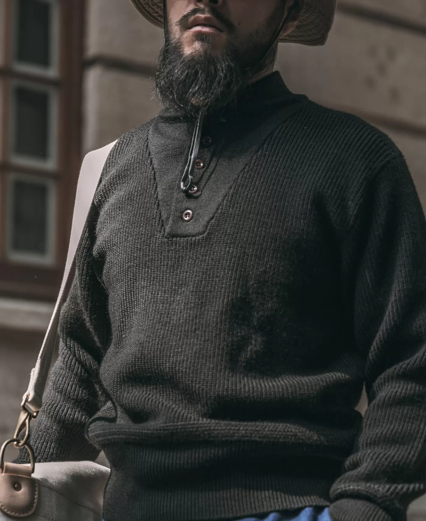 us_army_high_neck_wool_sweater__black_5.webp Cheap US Army High Neck Wool Sweater - Knitwear