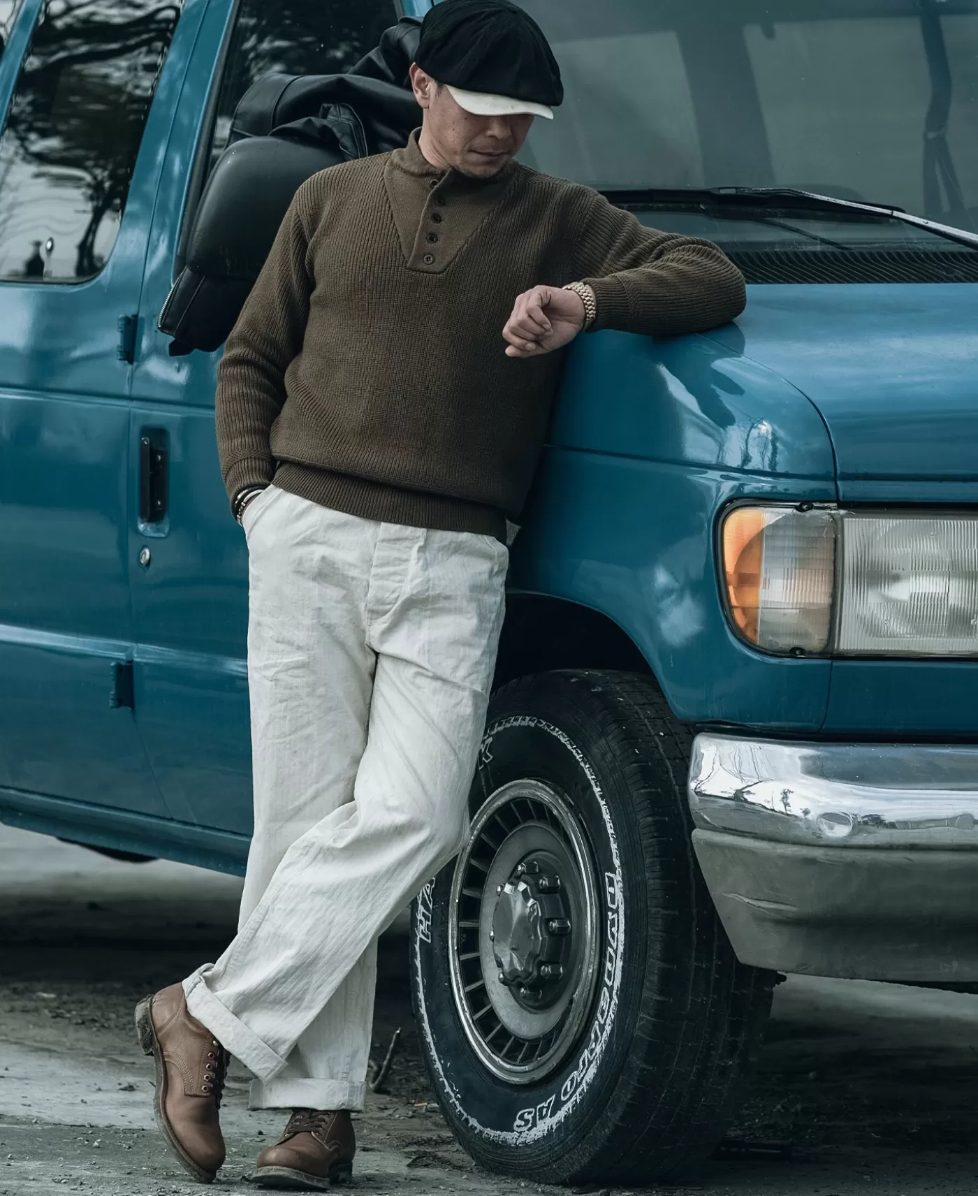 us_army_high_neck_wool_sweater__olive_3.webp Best Sale US Army High Neck Wool Sweater - Knitwear