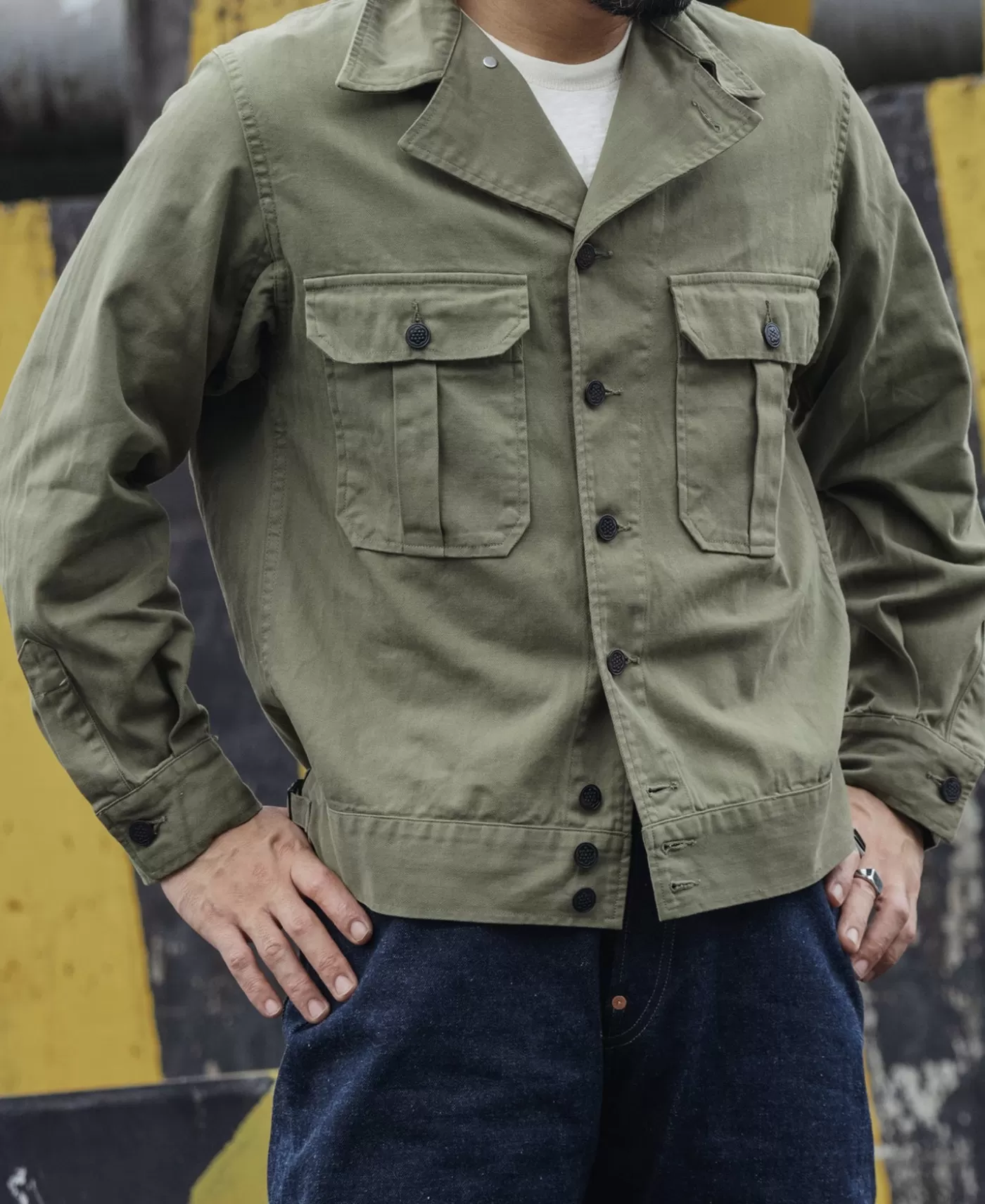 us_army_m_hbt_fatigue_jacket_3.webp Cheap US Army M-41 HBT Fatigue Jacket Jackets & Coats