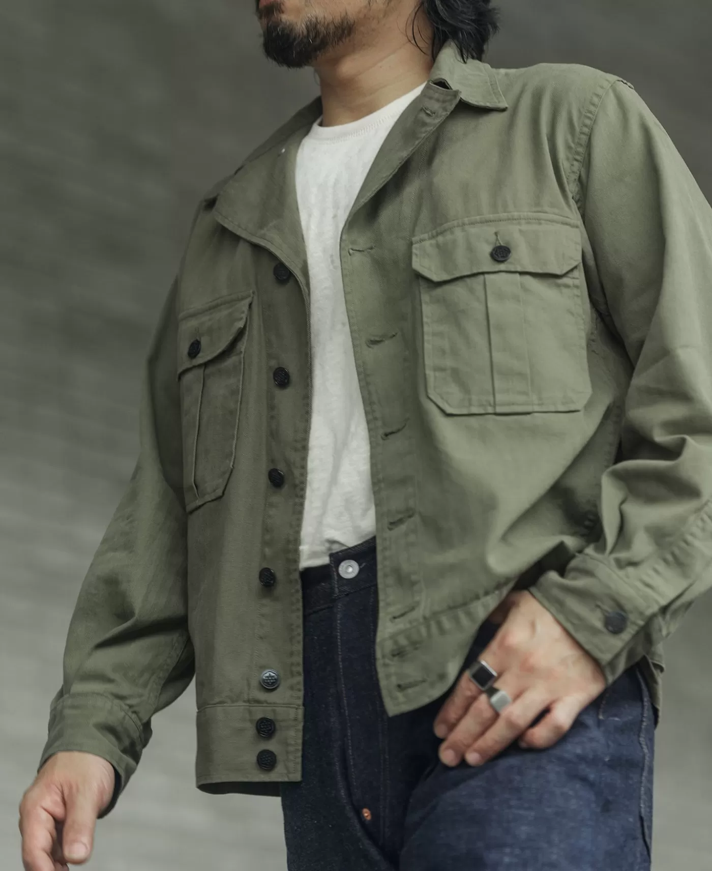 us_army_m_hbt_fatigue_jacket_6.webp Cheap US Army M-41 HBT Fatigue Jacket Jackets & Coats
