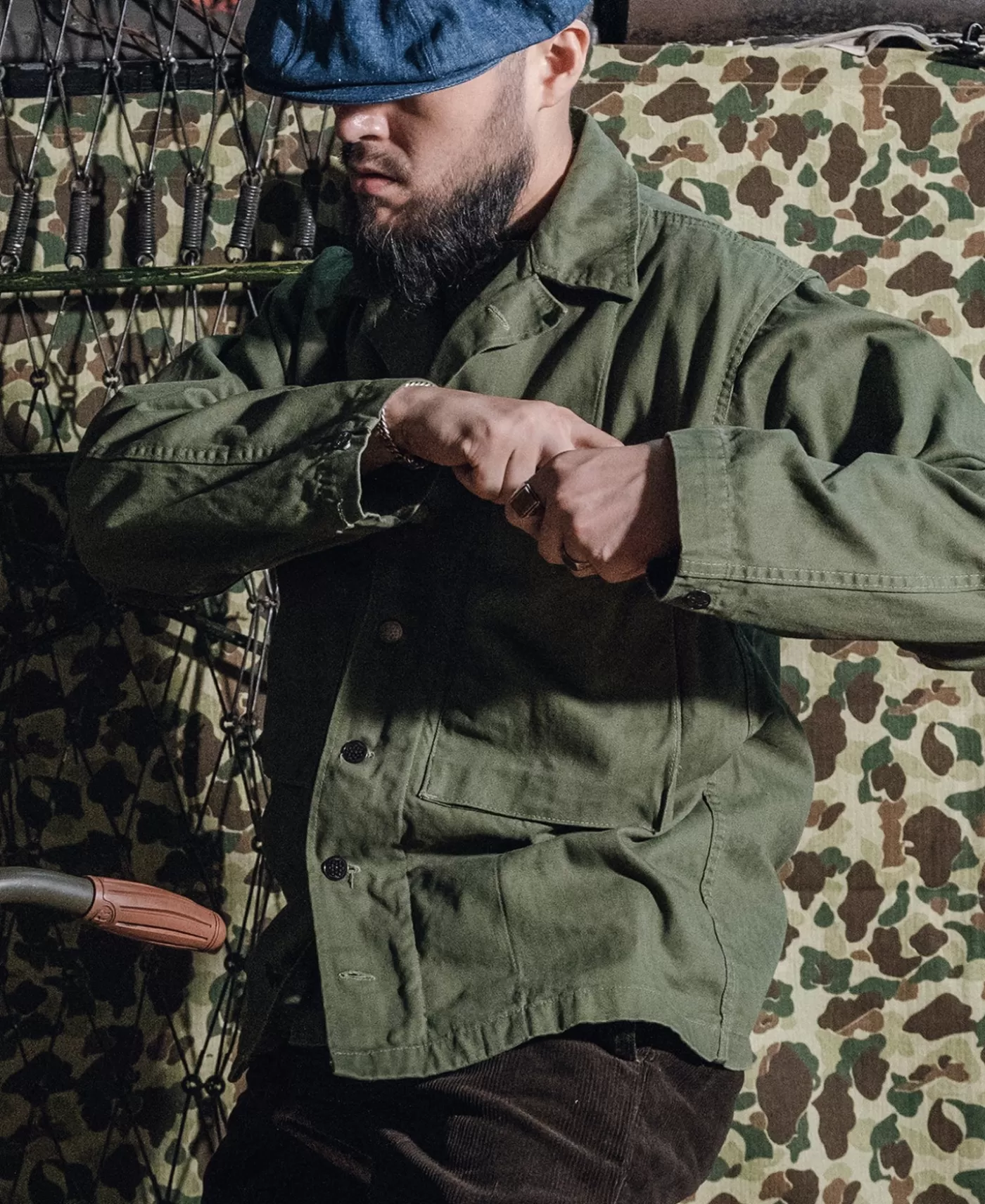 us_army_m_hbt_jacket_4.webp Clearance US Army M-42 HBT Jacket Jackets & Coats