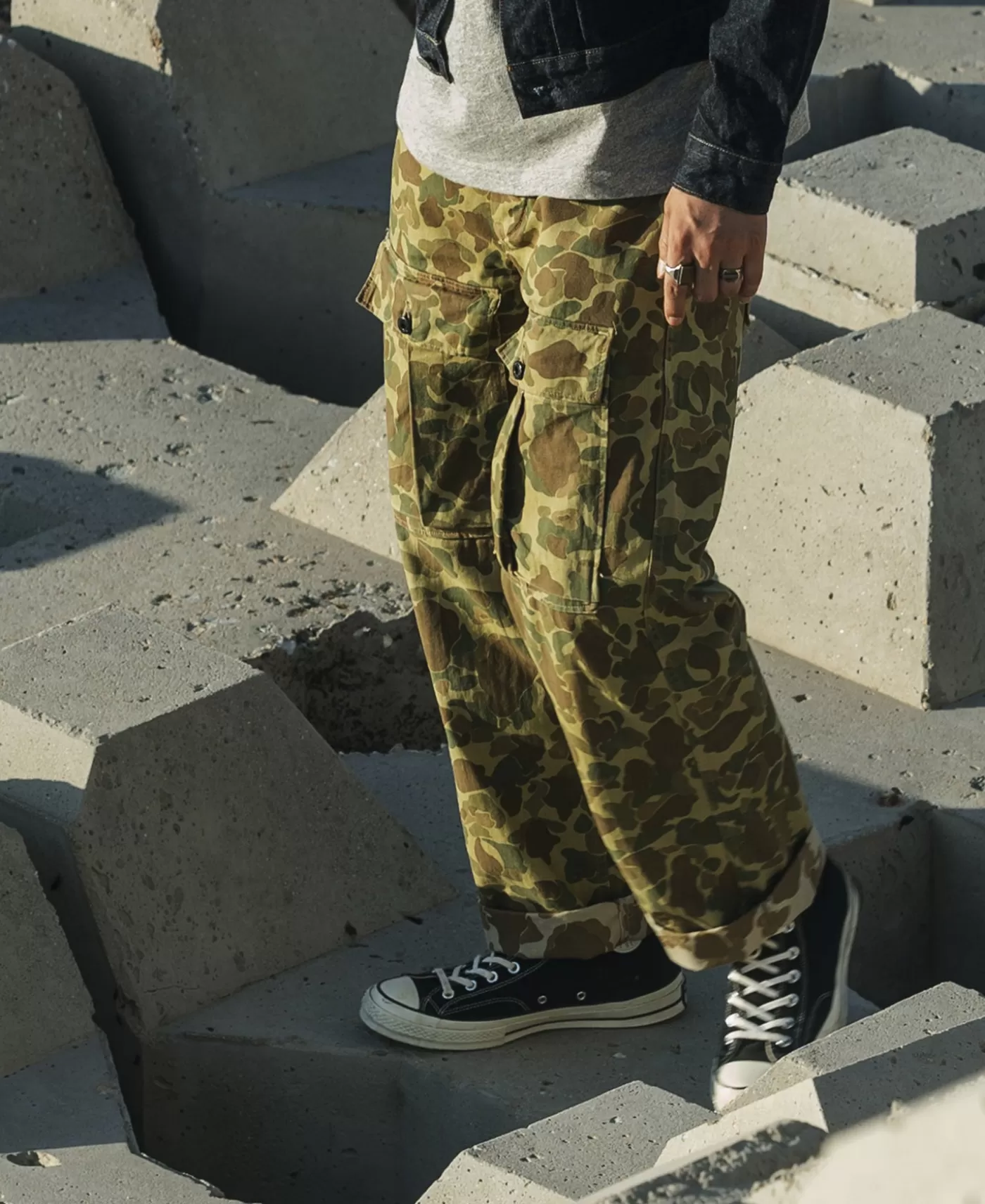 us_army_m_herringbone_cotton_camouflage_pants_modified_3.webp Best Sale US Army M-1943 Herringbone Cotton Pants (Modified) Pants & Trousers