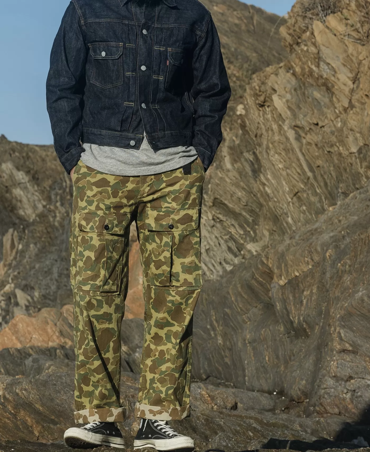 us_army_m_herringbone_cotton_camouflage_pants_modified_4.webp Best Sale US Army M-1943 Herringbone Cotton Pants (Modified) Pants & Trousers