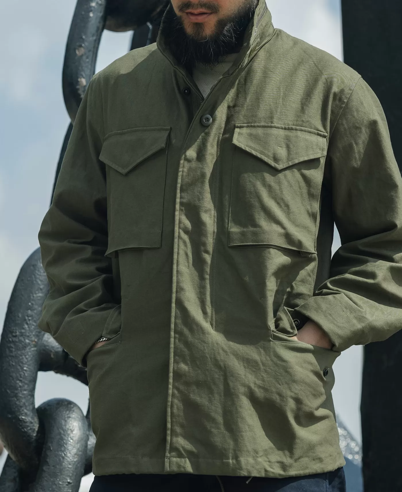 us_army_st_model_m_field_jacket_4.webp Fashion US Army 1st Model M-65 Field Jacket Jackets & Coats