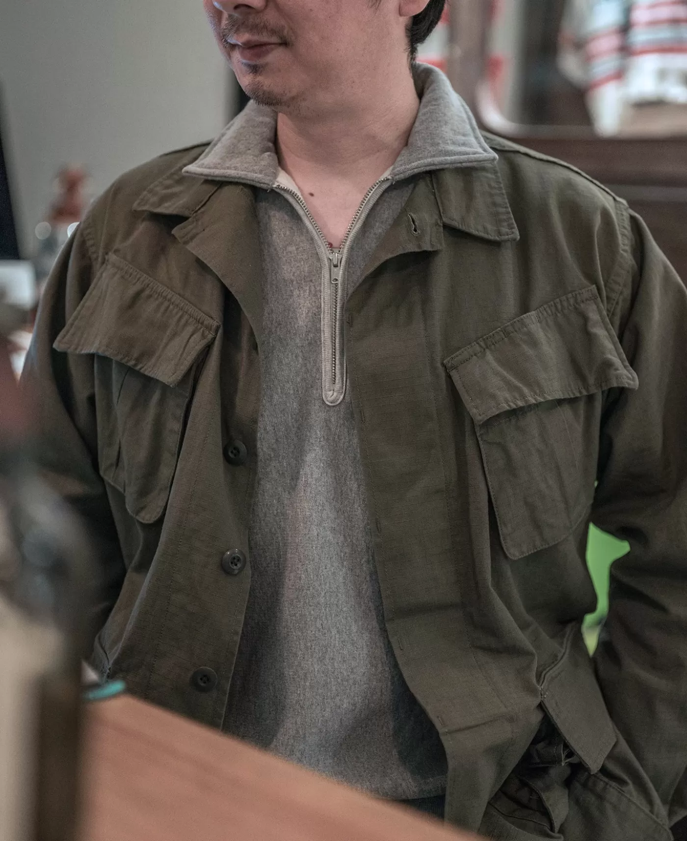 us_army_th_model_tropical_jungle_fatigue_jacket_4.webp Cheap US Army 5th Model Tropical Jungle Fatigue Jacket Jackets & Coats