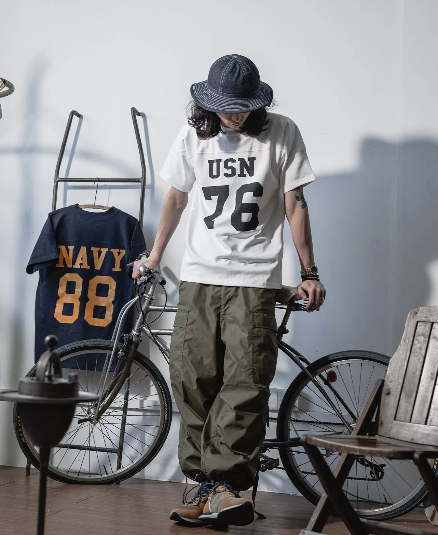 us_naval_football_tshirt__white_4.webp Online US Naval Football T-Shirt - Short Sleeve T-Shirts | Graphic T-Shirts