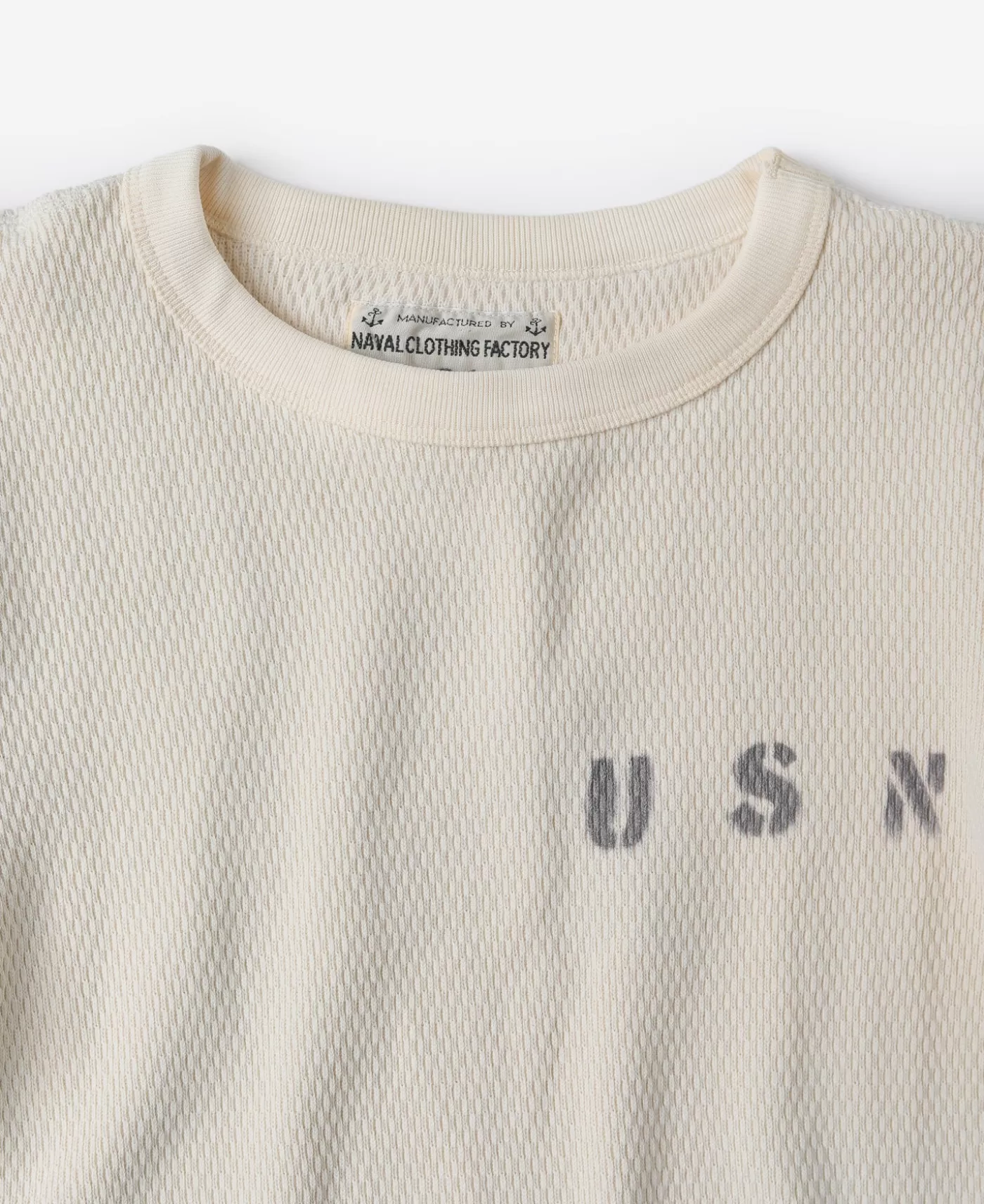 us_naval_raschel_knitting_waffle_thermal_shirt_9.webp Online US Naval Raschel Knitting Waffle Thermal Shirt Long Sleeve T-Shirts | Underwear