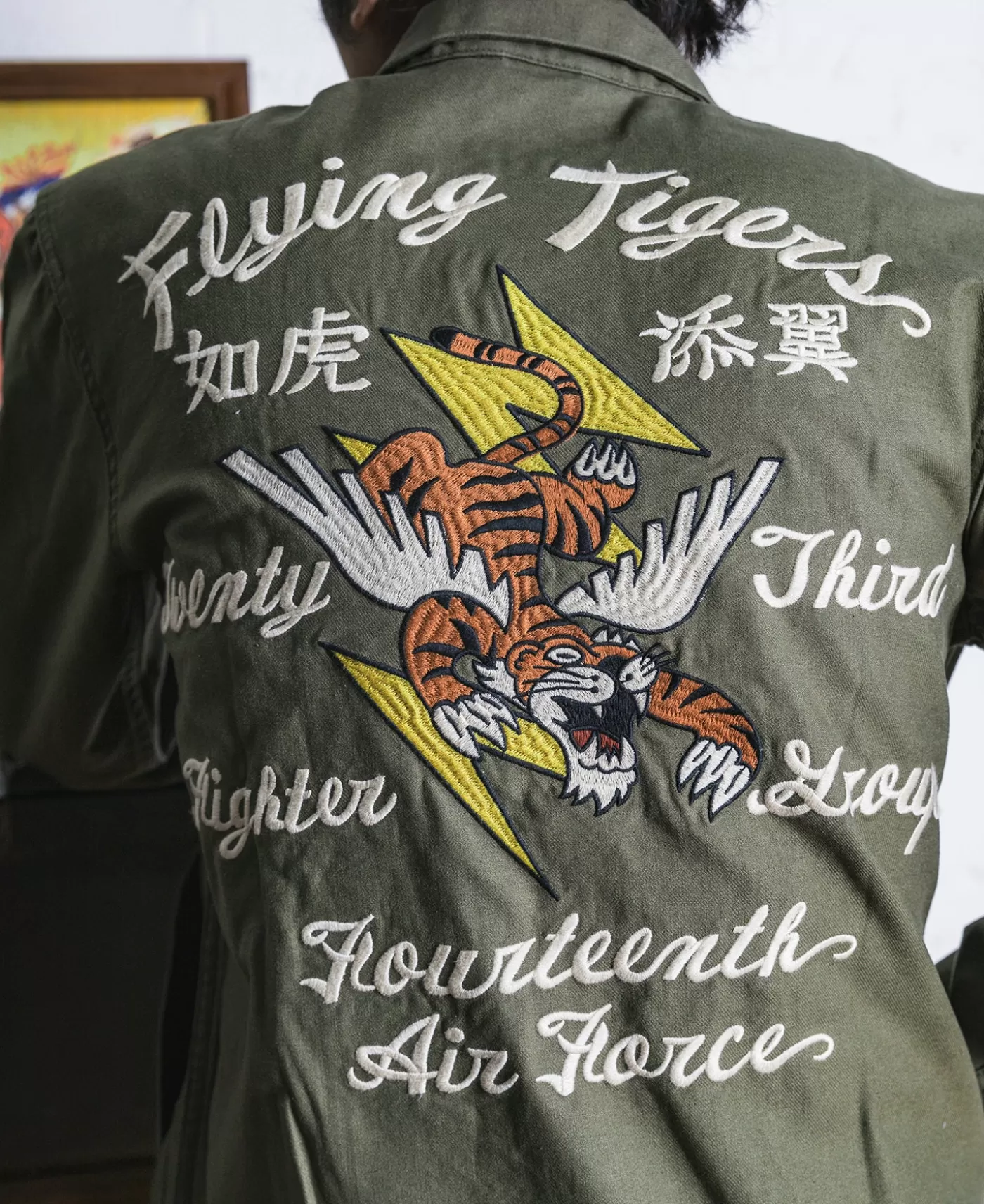 usaaf_th_air_force_flying_tigers_embroidery_jacket_5.webp Best USAAF 14th Air Force Flying Tigers Embroidery Jacket Jackets & Coats