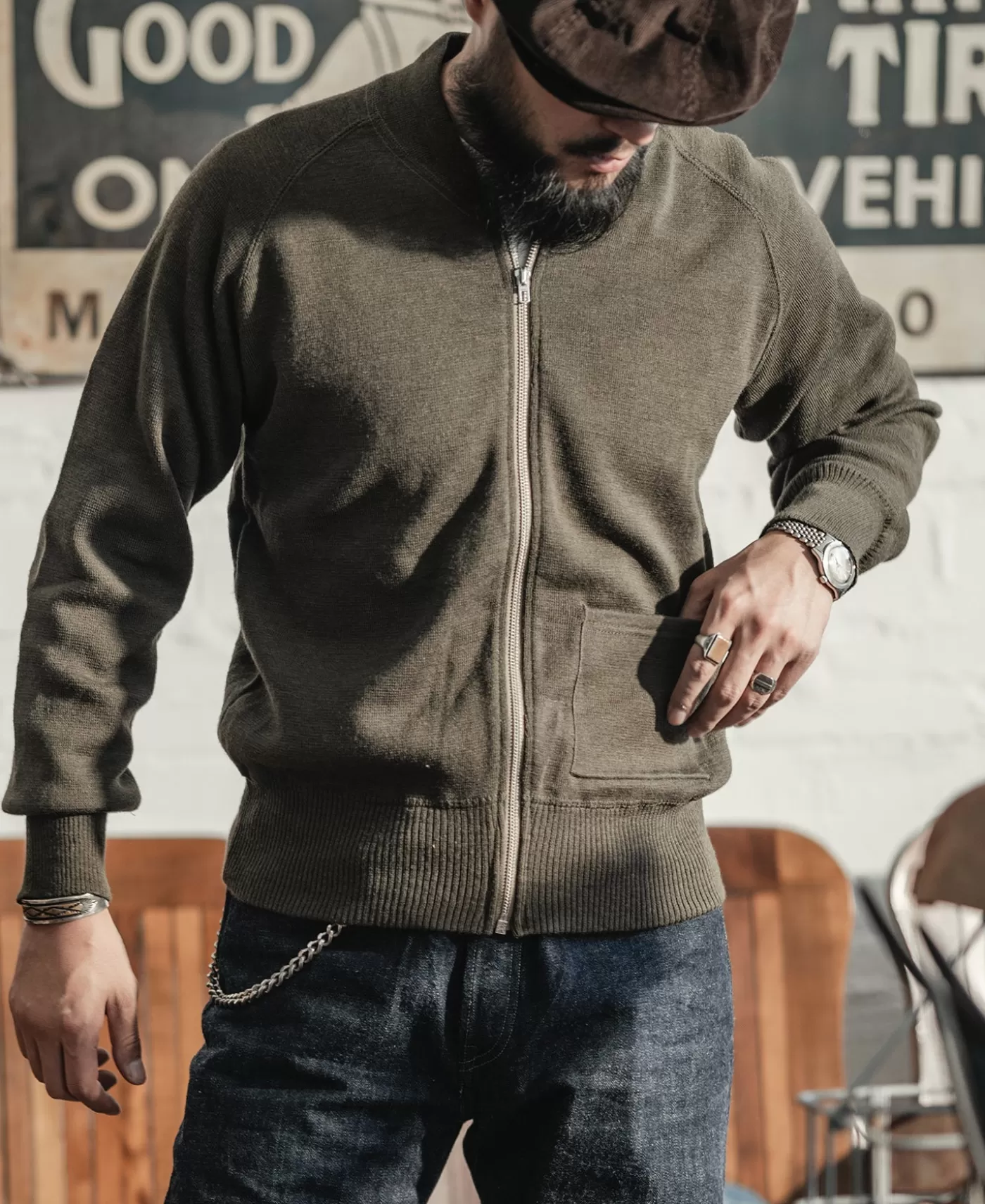 usaaf_type_c_wool_sweater_3.webp Hot USAAF Type C-2 Wool Sweater Knitwear