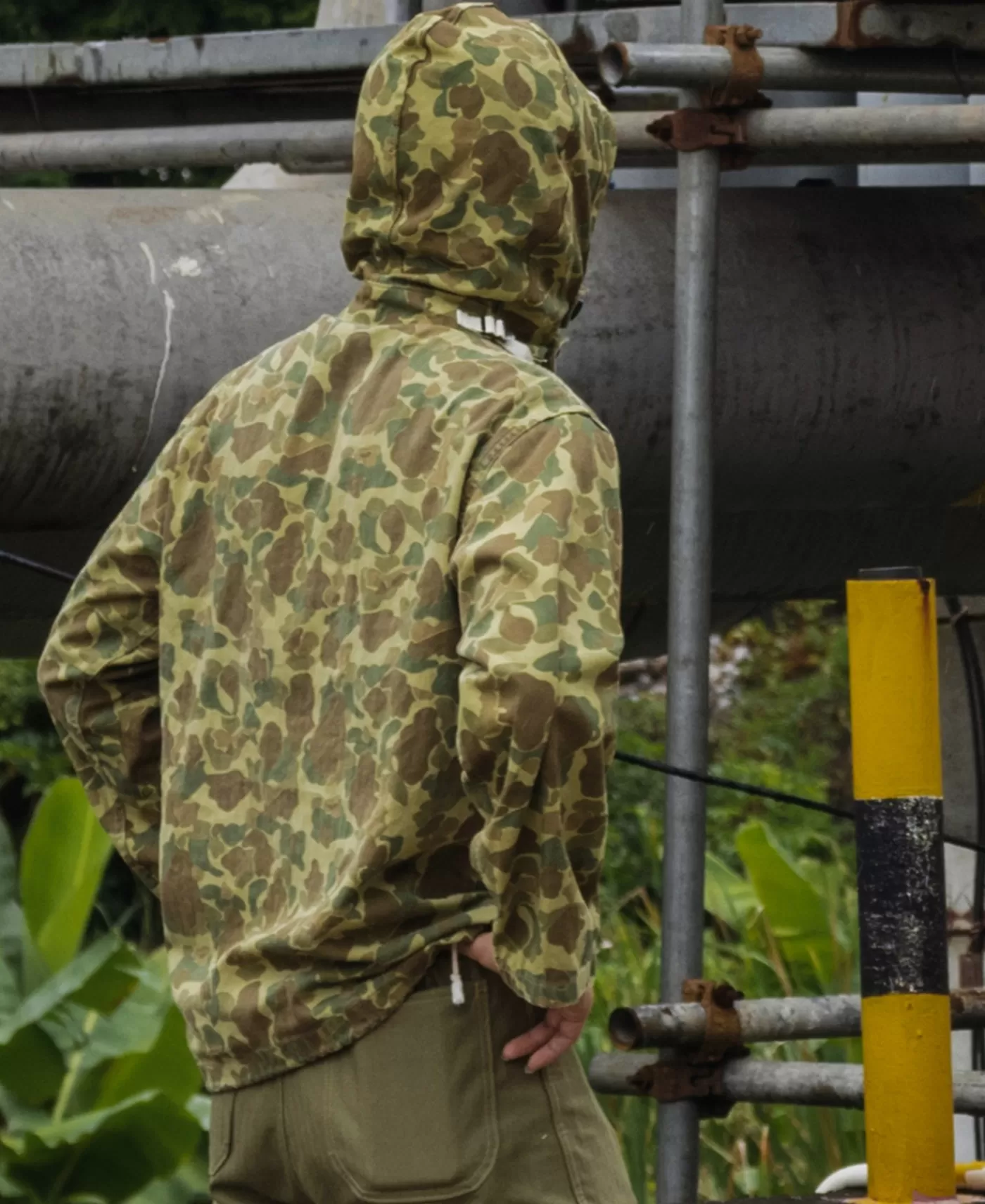 usmc_hbt_duck_camo_dungaree_gunner_smock_modified_3.webp New USMC HBT Duck Camo Dungaree Gunner Smock (Modified) Jackets & Coats