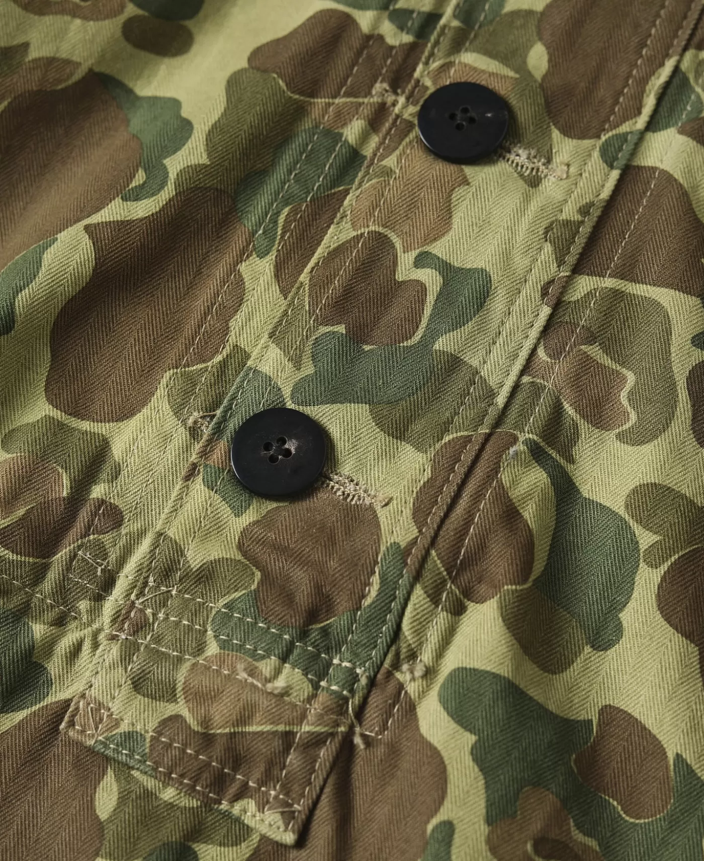 usmc_hbt_duck_camo_dungaree_gunner_smock_modified_9.webp New USMC HBT Duck Camo Dungaree Gunner Smock (Modified) Jackets & Coats