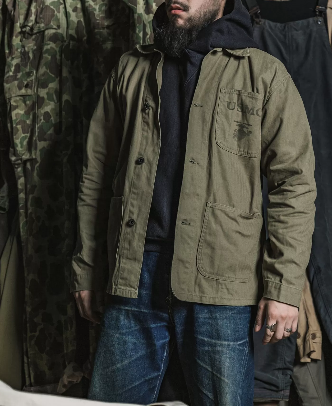 usmc_p_hbt_utility_jacket_2-1.webp Shop USMC P-41 HBT Utility Jacket Jackets & Coats