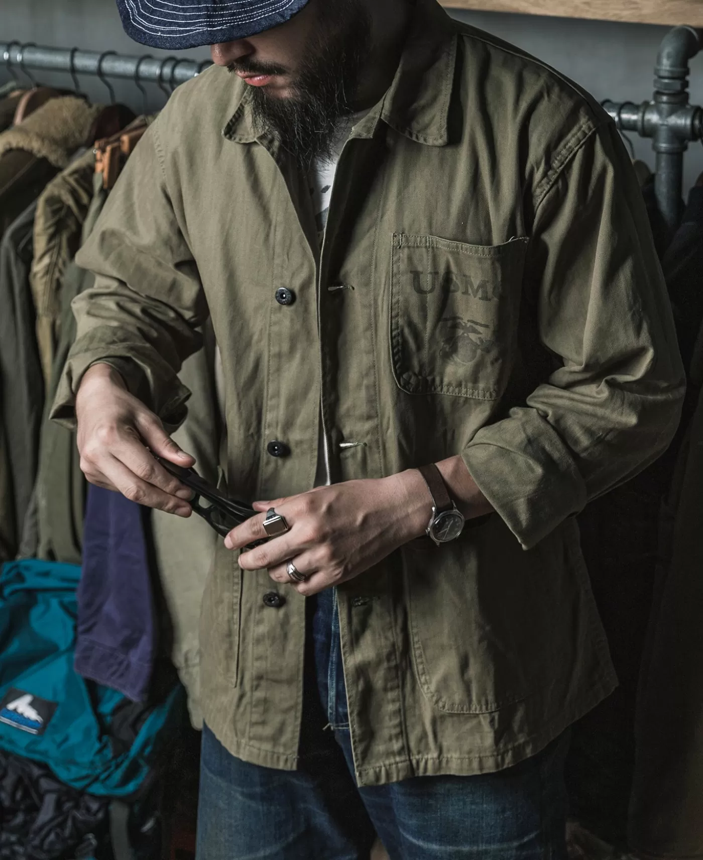 usmc_p_hbt_utility_jacket_5-1.webp Shop USMC P-41 HBT Utility Jacket Jackets & Coats