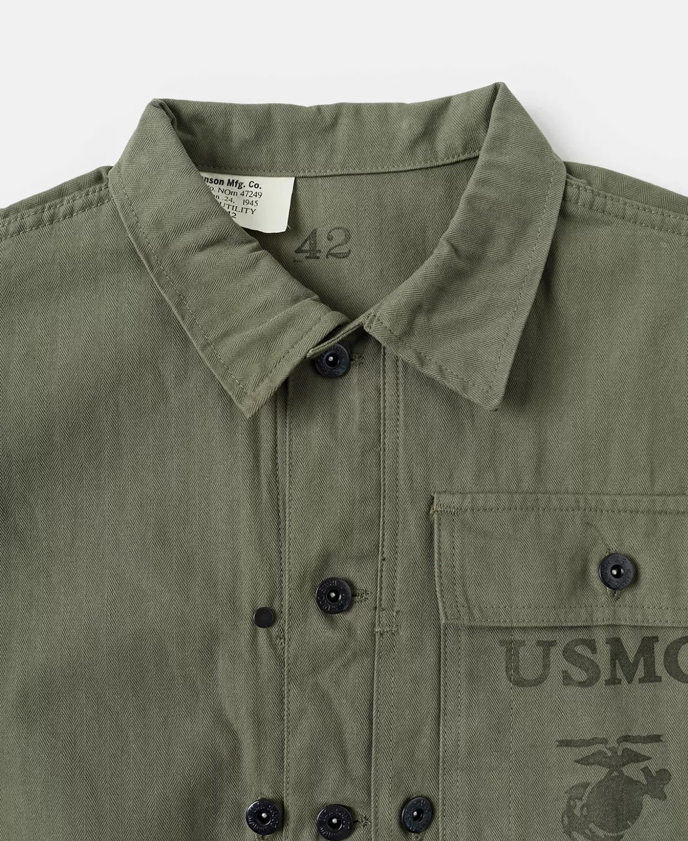 usmc_p_hbt_utility_jacket_7.webp Clearance USMC P-44 HBT Utility Jacket Jackets & Coats