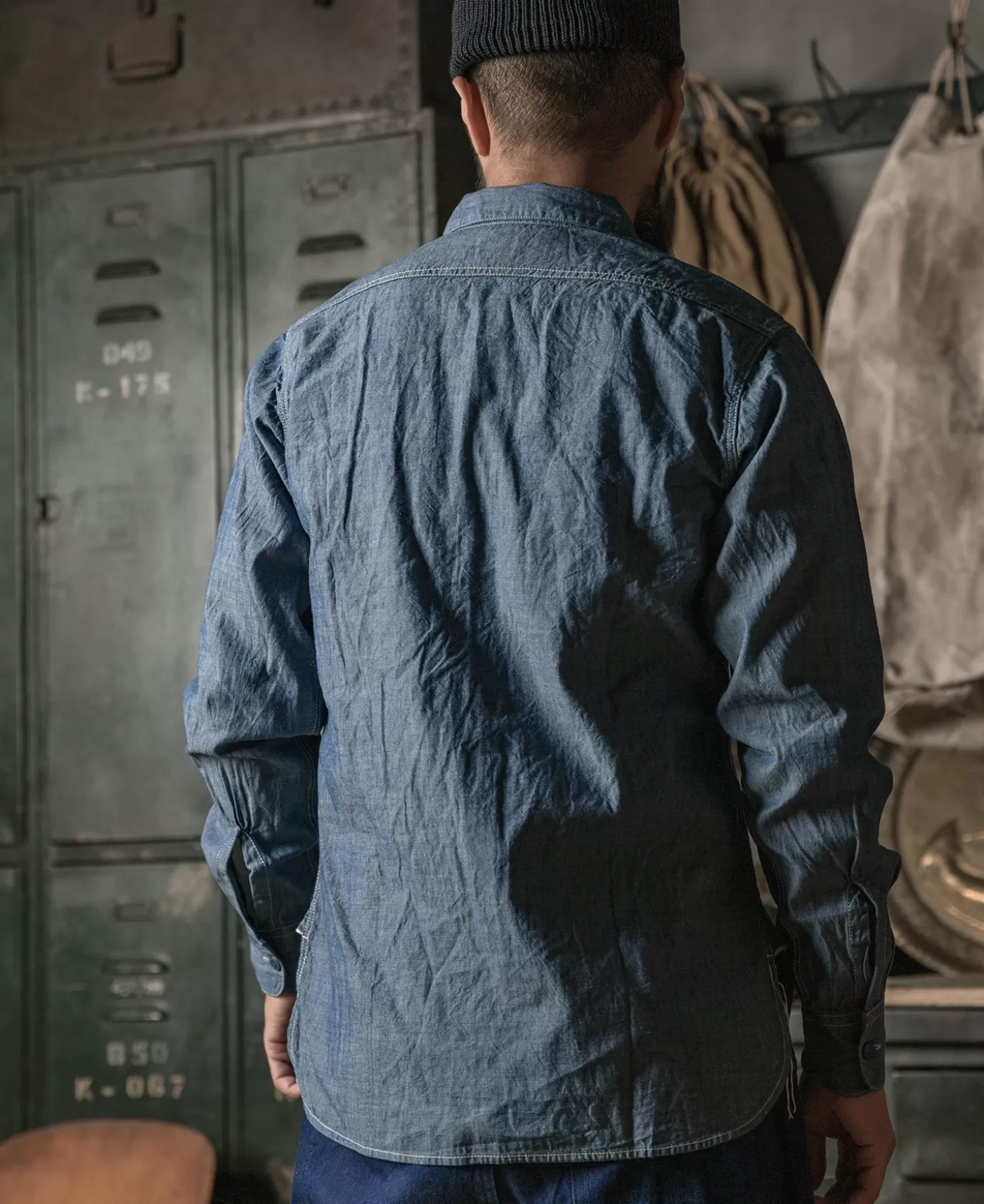 usn_chambray_shirt_4.webp Cheap U.S.N. Chambray Shirt Long Sleeve Shirts