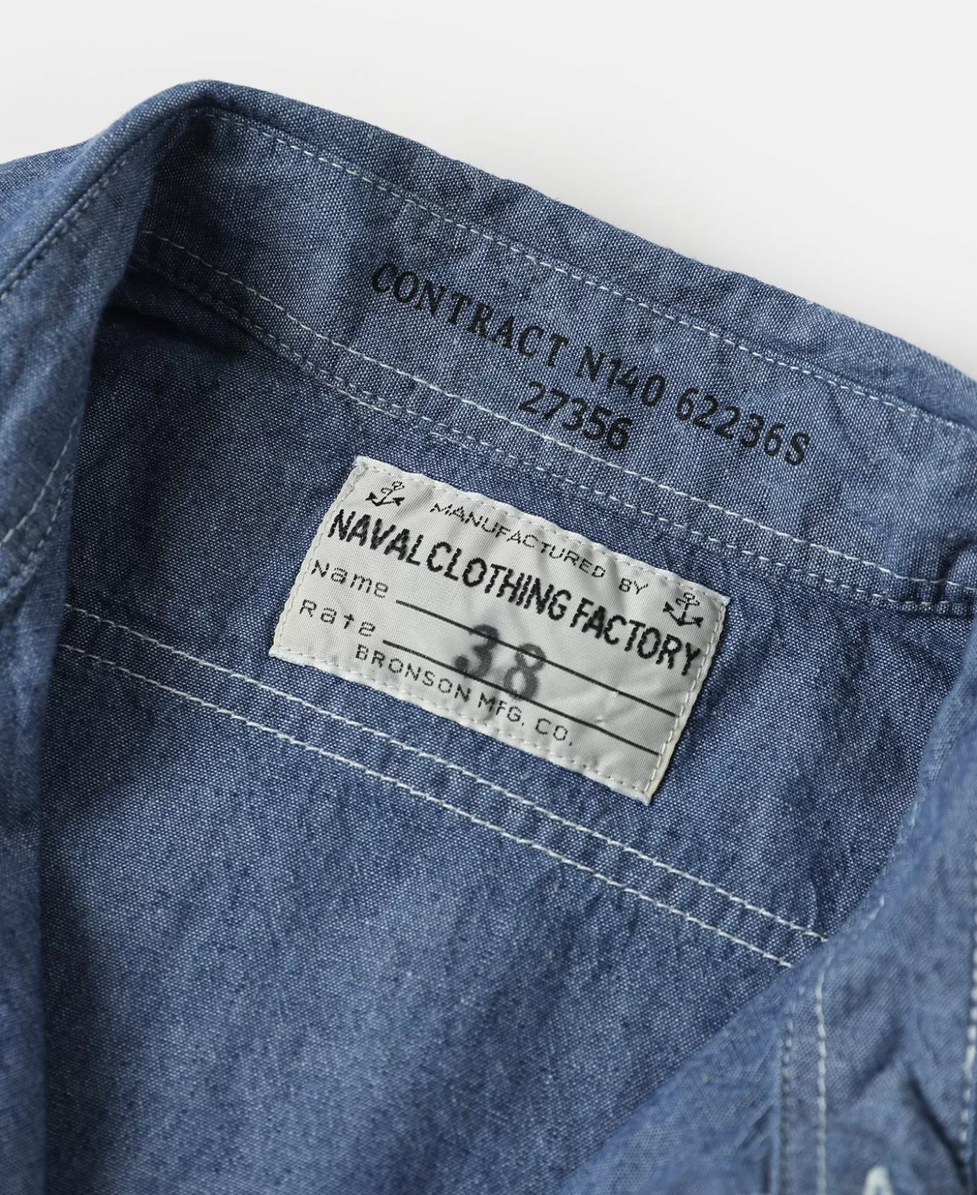 usn_chambray_shirt_8.webp Cheap U.S.N. Chambray Shirt Long Sleeve Shirts