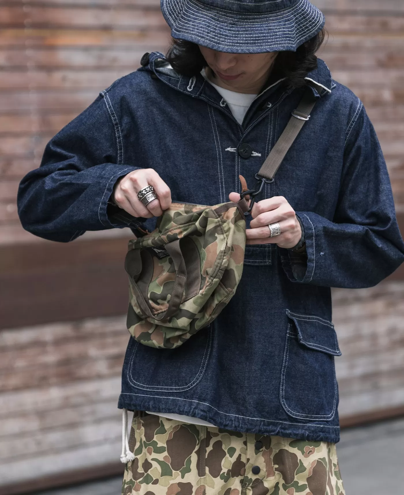 usn_denim_dungaree_gunner_smock_2.webp Cheap USN Denim Dungaree Gunner Smock Jackets & Coats