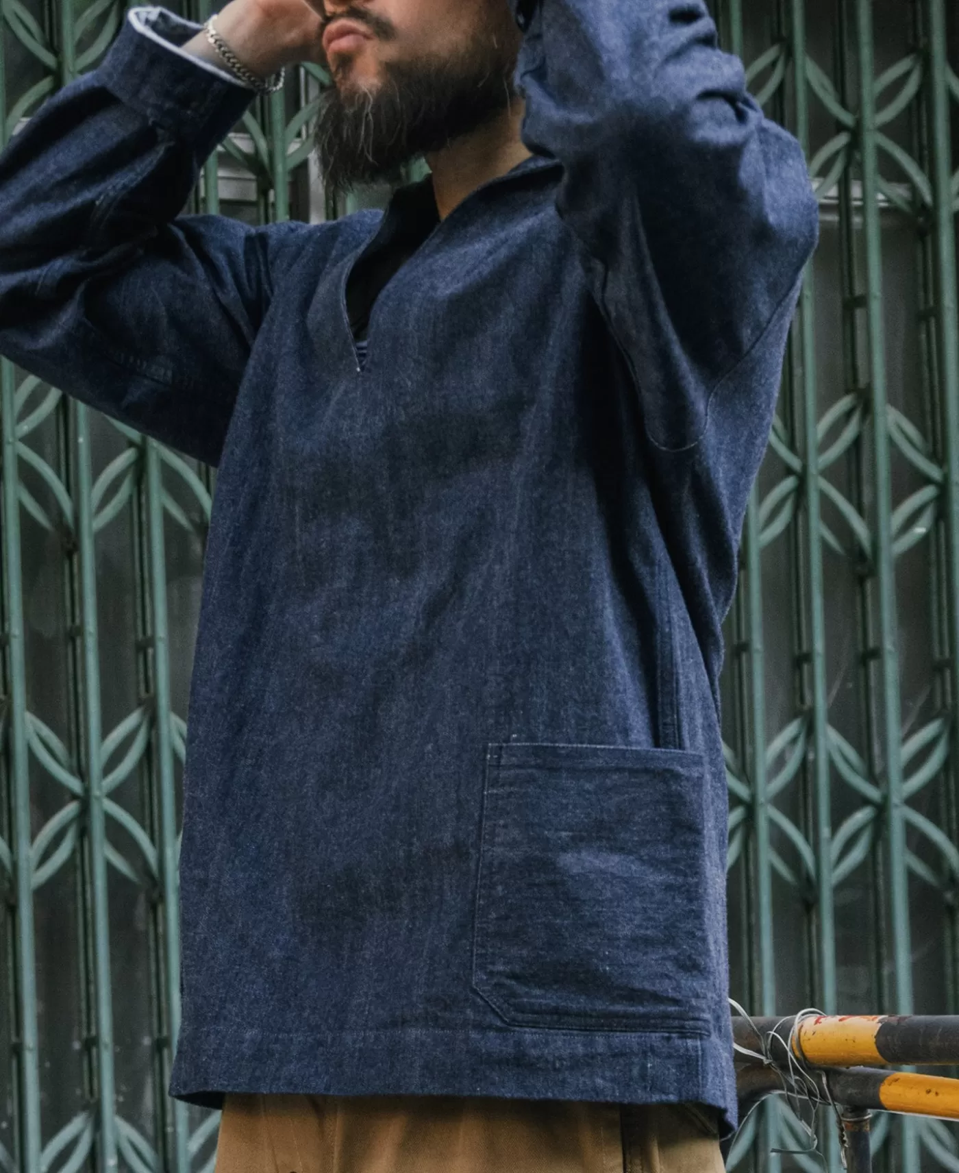 usn_dungaree_pullover_jumper_3.webp Best Sale 1917 USN Dungaree Pullover Jumper Jackets & Coats | Denim Jackets