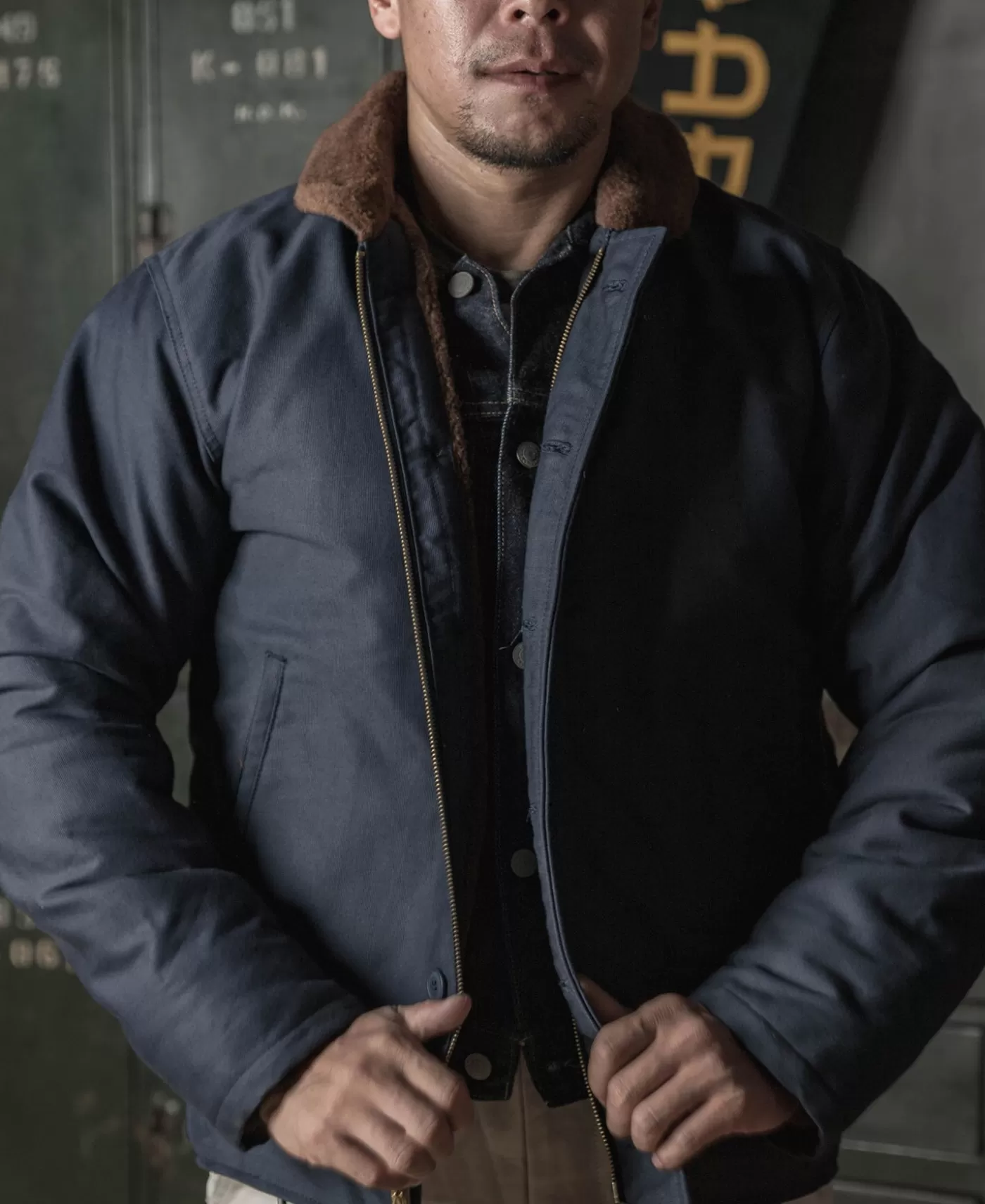 New 1943 USN 1st Type N-1 Deck Jacket - / Stencil Jackets & Coats