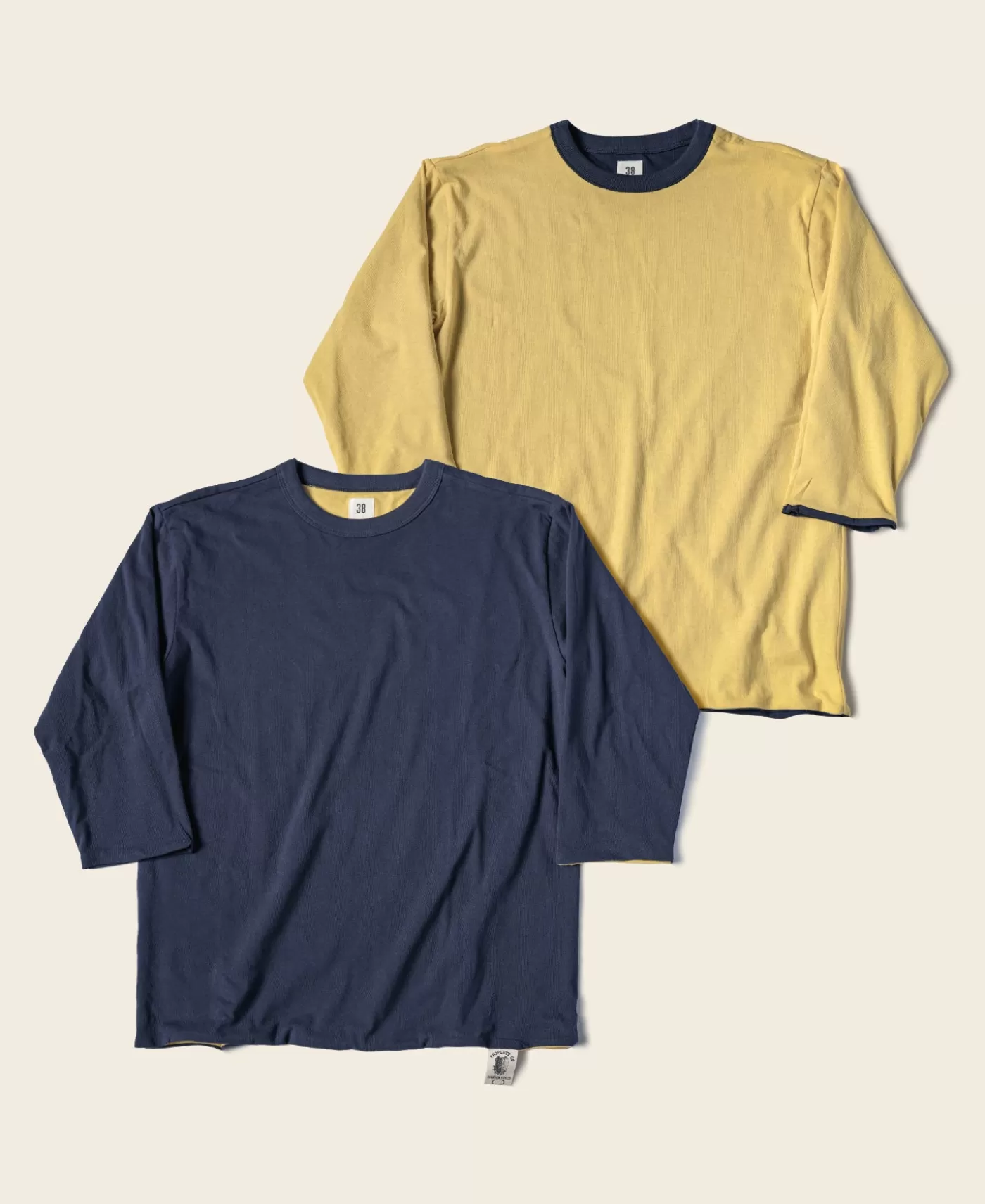 New USN UDT Team Reversible Three Quarter Sleeve T-Shirt Short Sleeve T-Shirts