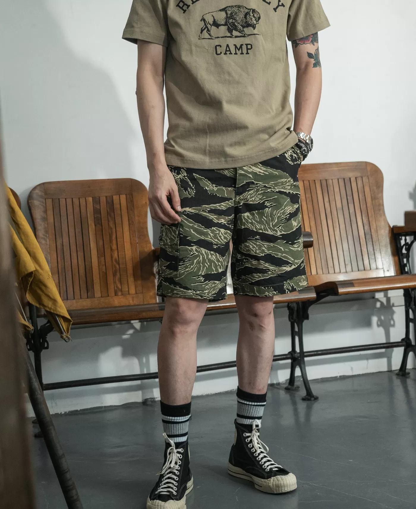 vietnam_war_tiger_camo_shorts_6.webp Clearance Vietnam War Tiger Shorts Shorts