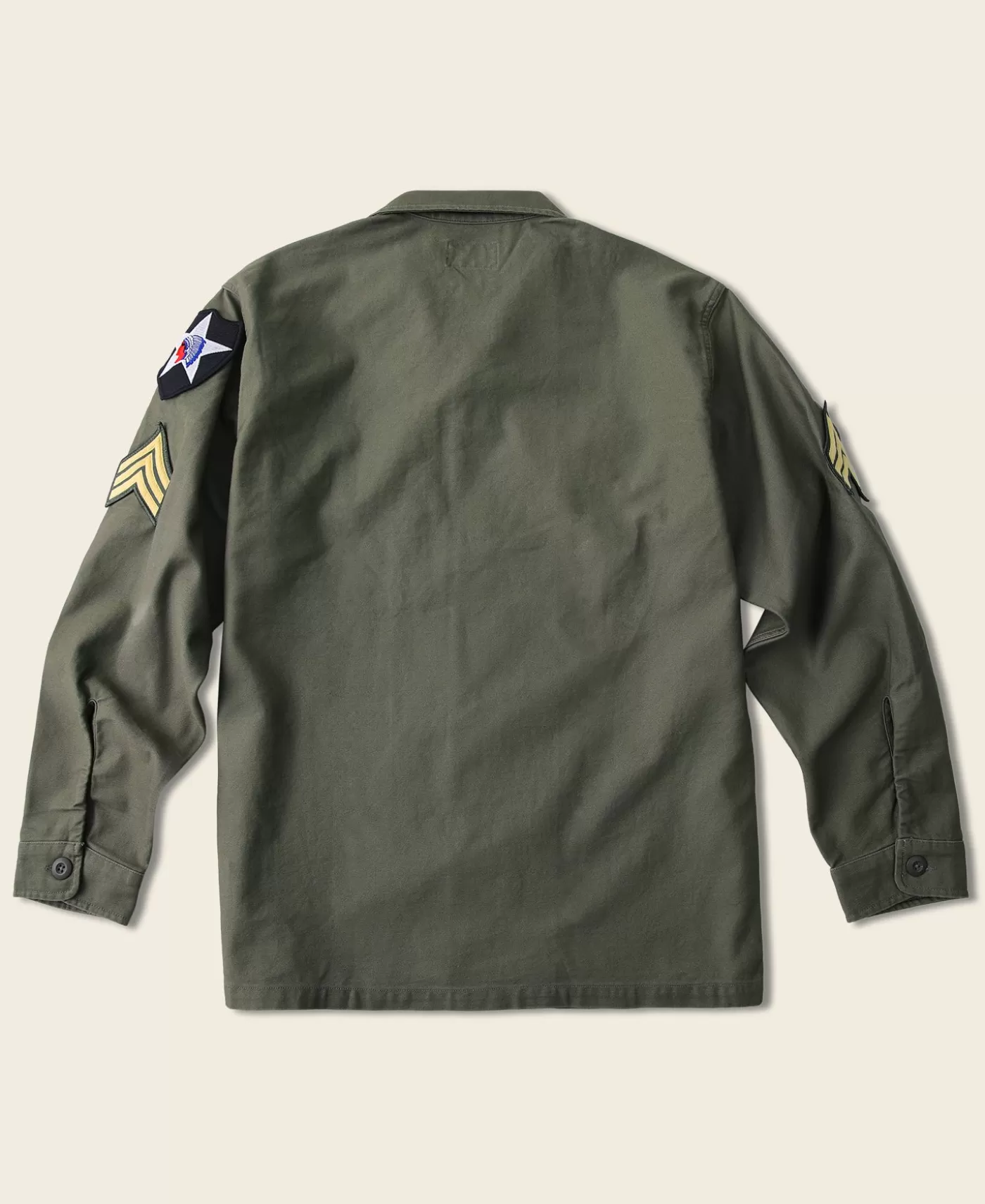 Outlet Vietnam War US Army OG-107 Fatigue Utility Shirt - Im Jin Scouts Long Sleeve Shirts