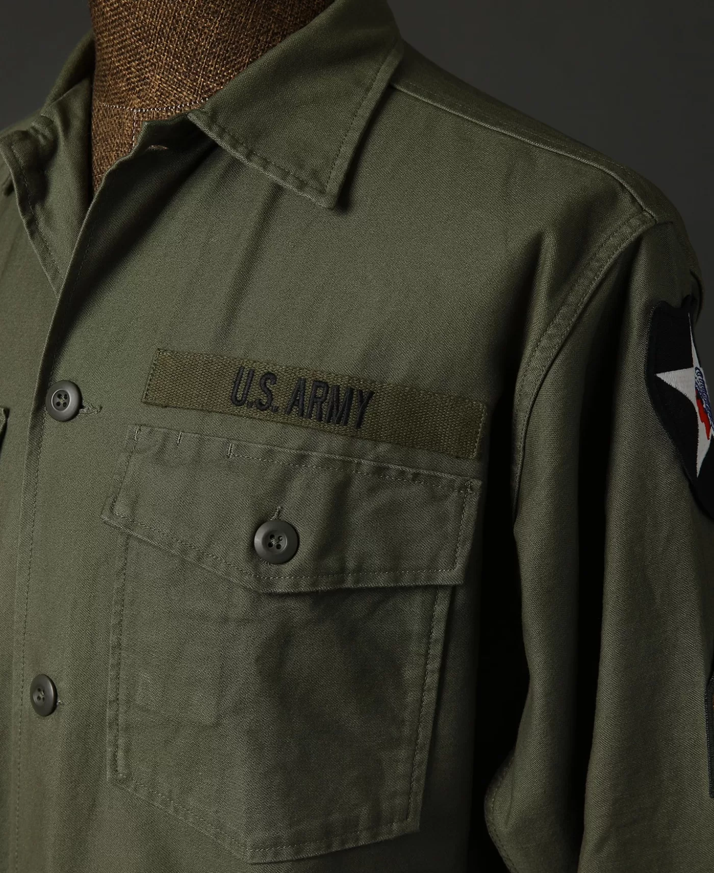 vietnam_war_us_army_og_fatigue_utility_shirt__im_jin_scouts_5.webp Outlet Vietnam War US Army OG-107 Fatigue Utility Shirt - Im Jin Scouts Long Sleeve Shirts