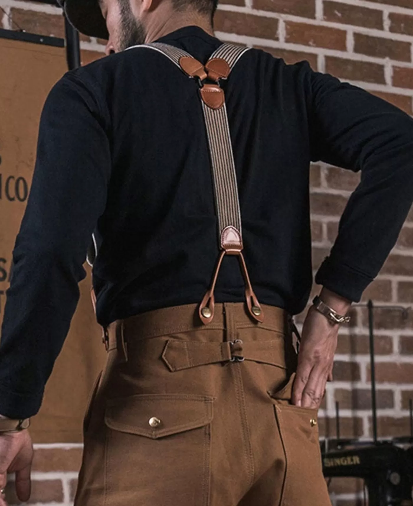 vintage_long_sleeve_henley_shirt__black_4.webp Outlet Vintage Long Sleeve Henley Shirt - Long Sleeve T-Shirts | Henleys