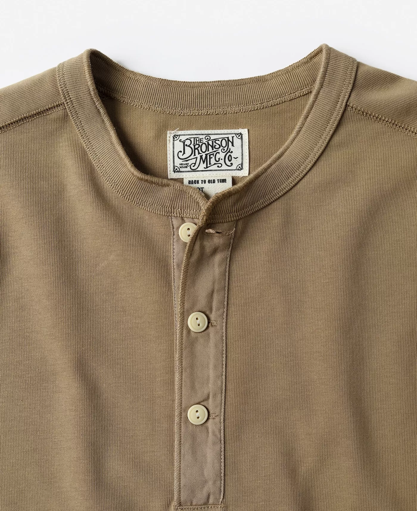 vintage_long_sleeve_henley_shirt__khaki_5.webp Best Sale Vintage Long Sleeve Henley Shirt - Long Sleeve T-Shirts | Henleys