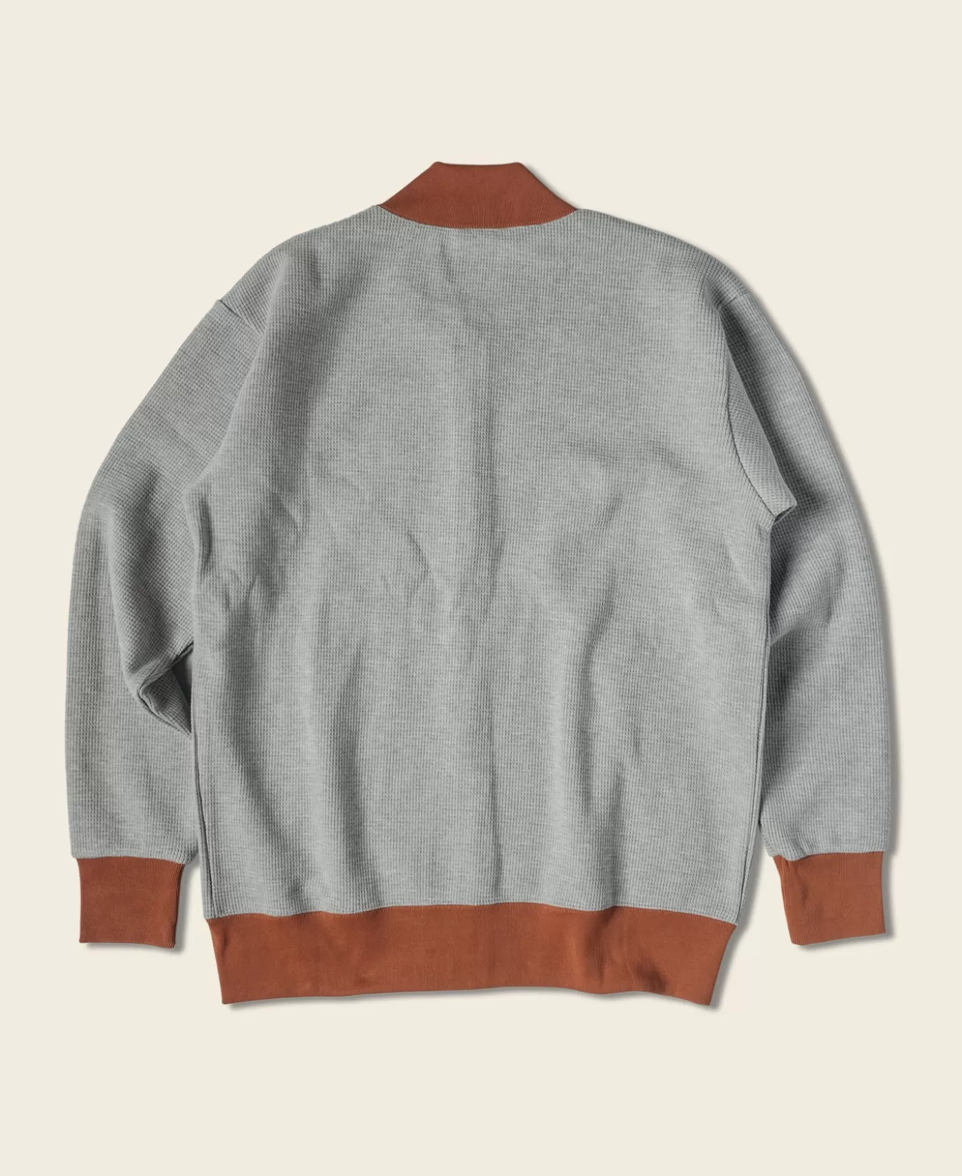 Hot Waffle Cotton Full-Zip Track Jacket - Jackets & Coats