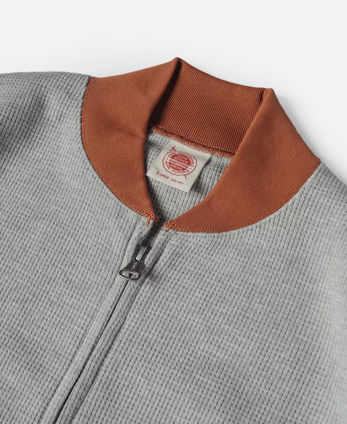 waffle_cotton_fullzip_track_jacket__gray_7.webp Hot Waffle Cotton Full-Zip Track Jacket - Jackets & Coats