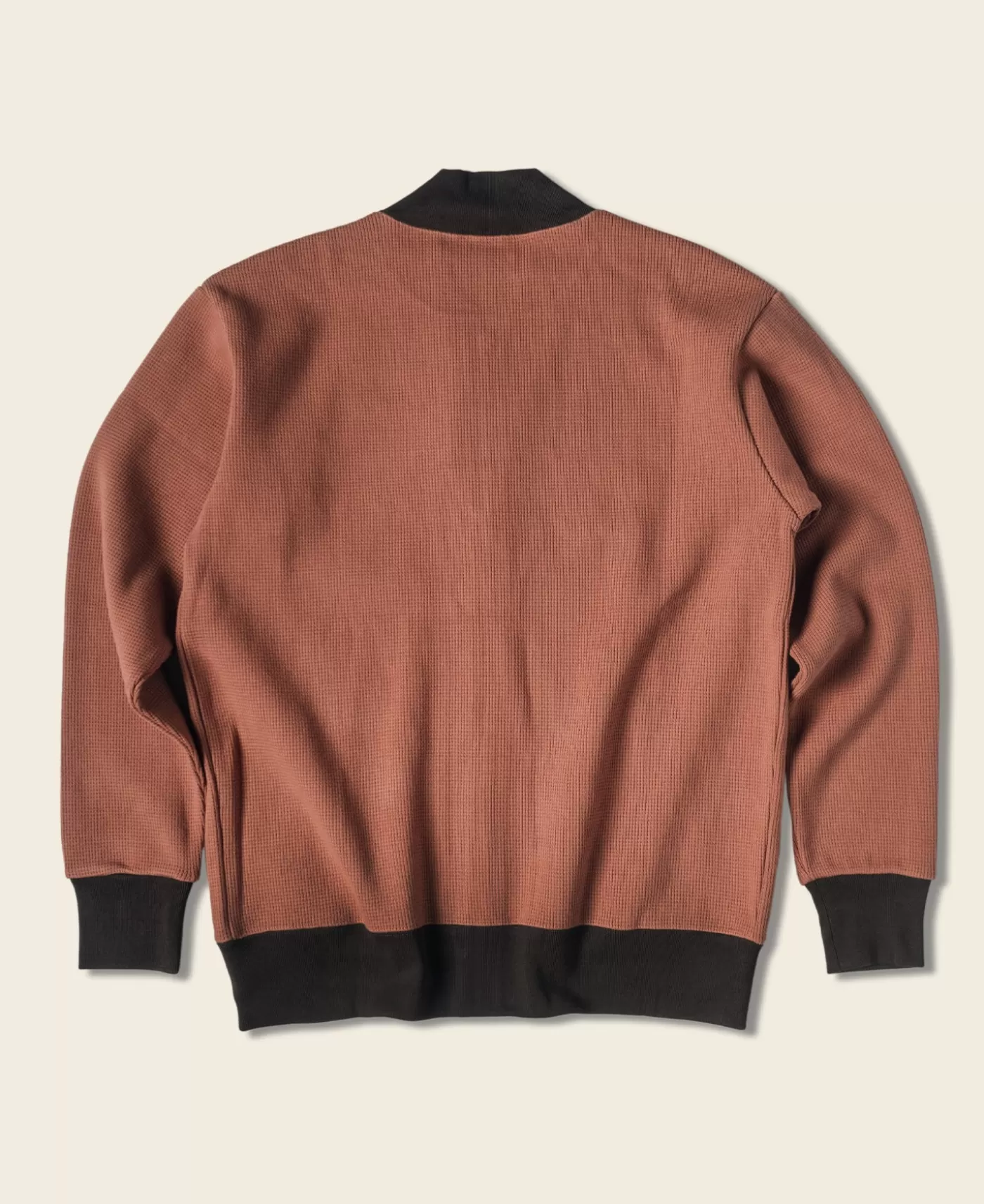 Sale Waffle Cotton Full-Zip Track Jacket - Jackets & Coats