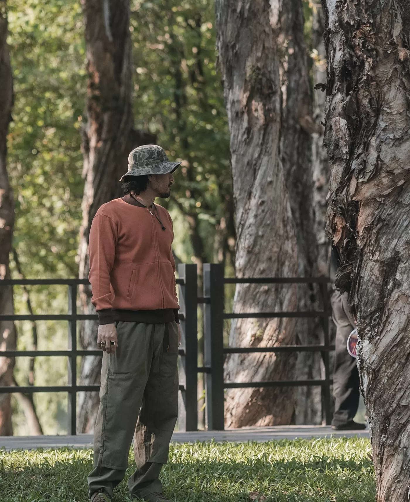 waffle_cotton_fullzip_track_jacket__orange_2.webp Sale Waffle Cotton Full-Zip Track Jacket - Jackets & Coats