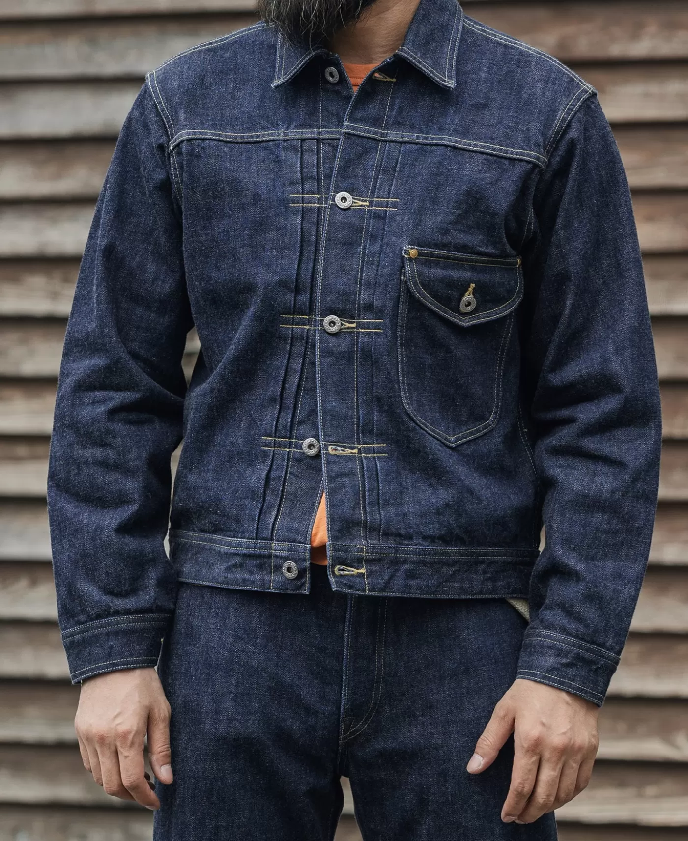 wwii_simplified_model_cowboy_selvedge_denim_jacket_2.webp Best WWII Simplified Model Cowboy Selvedge Denim Jacket Denim Jackets | Jackets & Coats