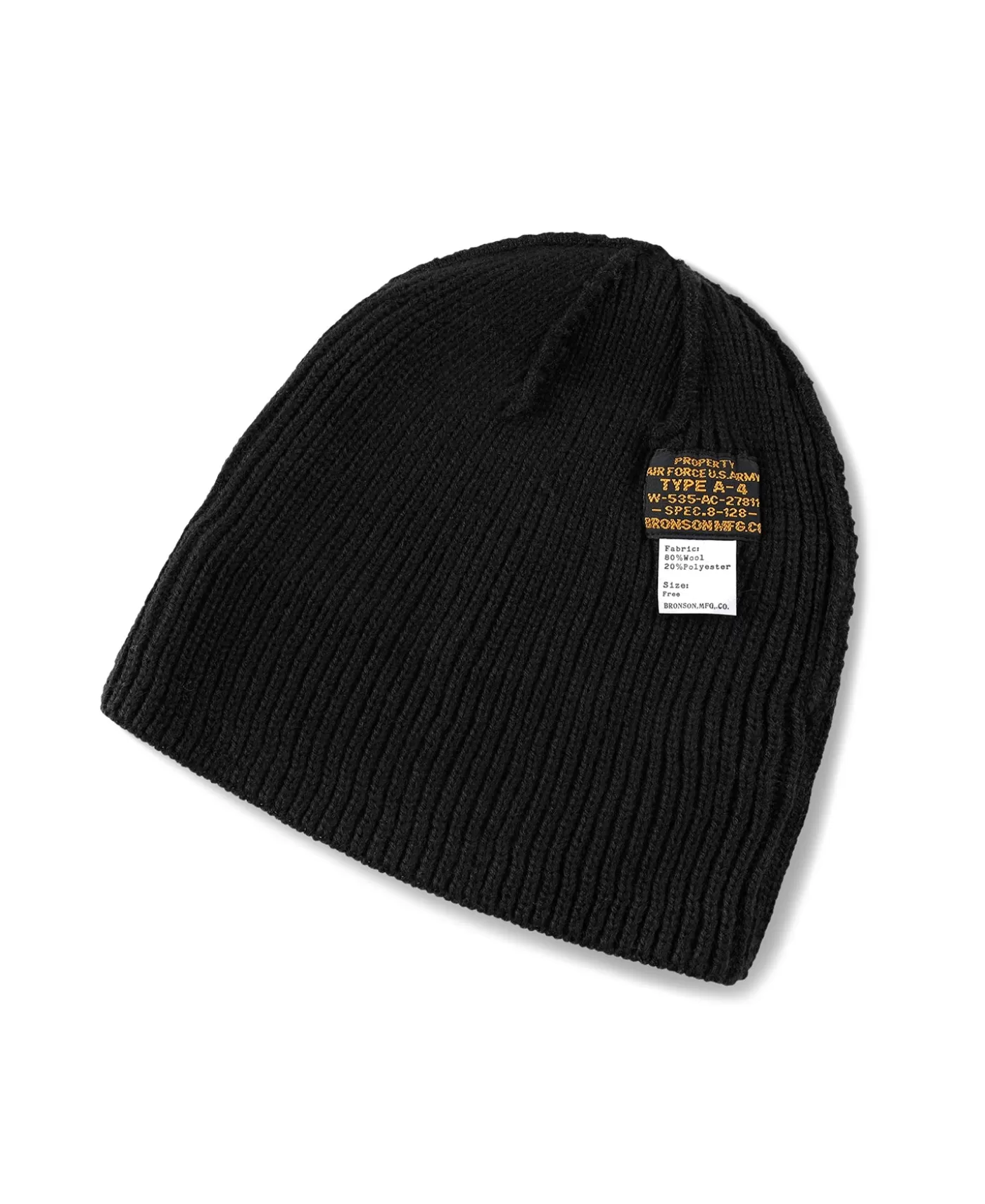 wwii_usaaf_a_watch_cap__black_7.webp Shop WWII USAAF A-4 Watch Cap - Hats & Caps