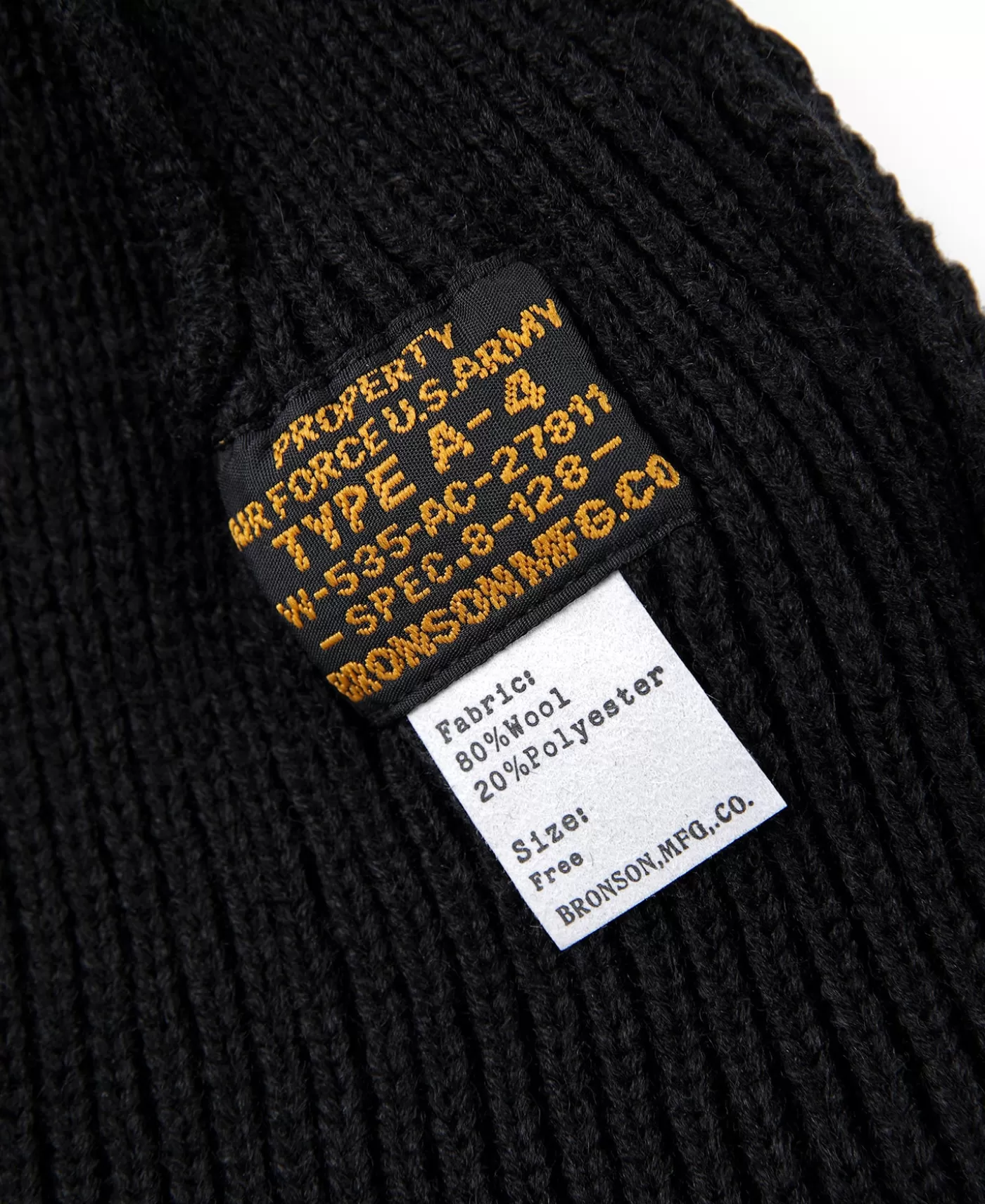 wwii_usaaf_a_watch_cap__black_9.webp Shop WWII USAAF A-4 Watch Cap - Hats & Caps