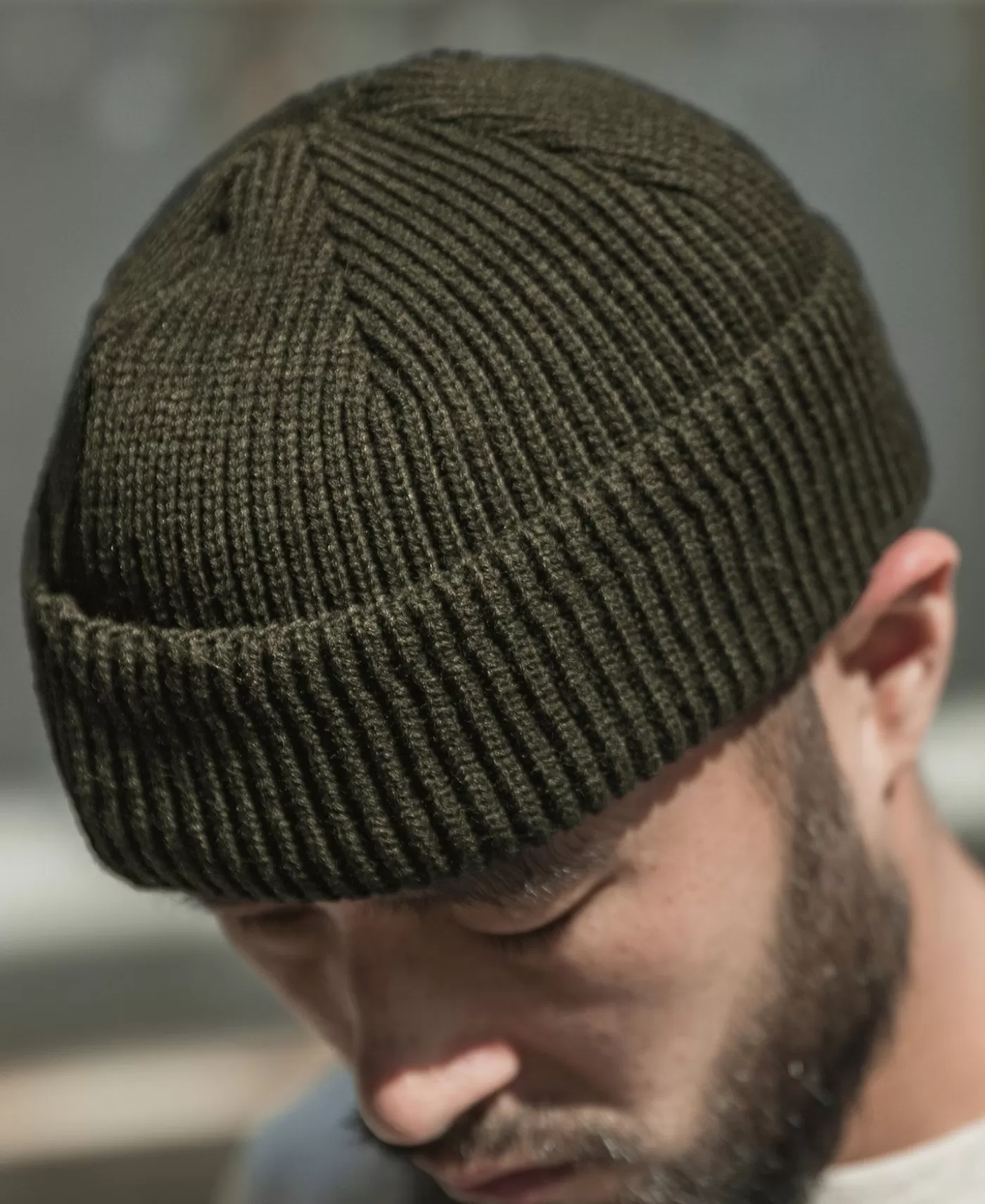 wwii_usaaf_a_watch_cap__olive_2.webp Store WWII USAAF A-4 Watch Cap - Hats & Caps