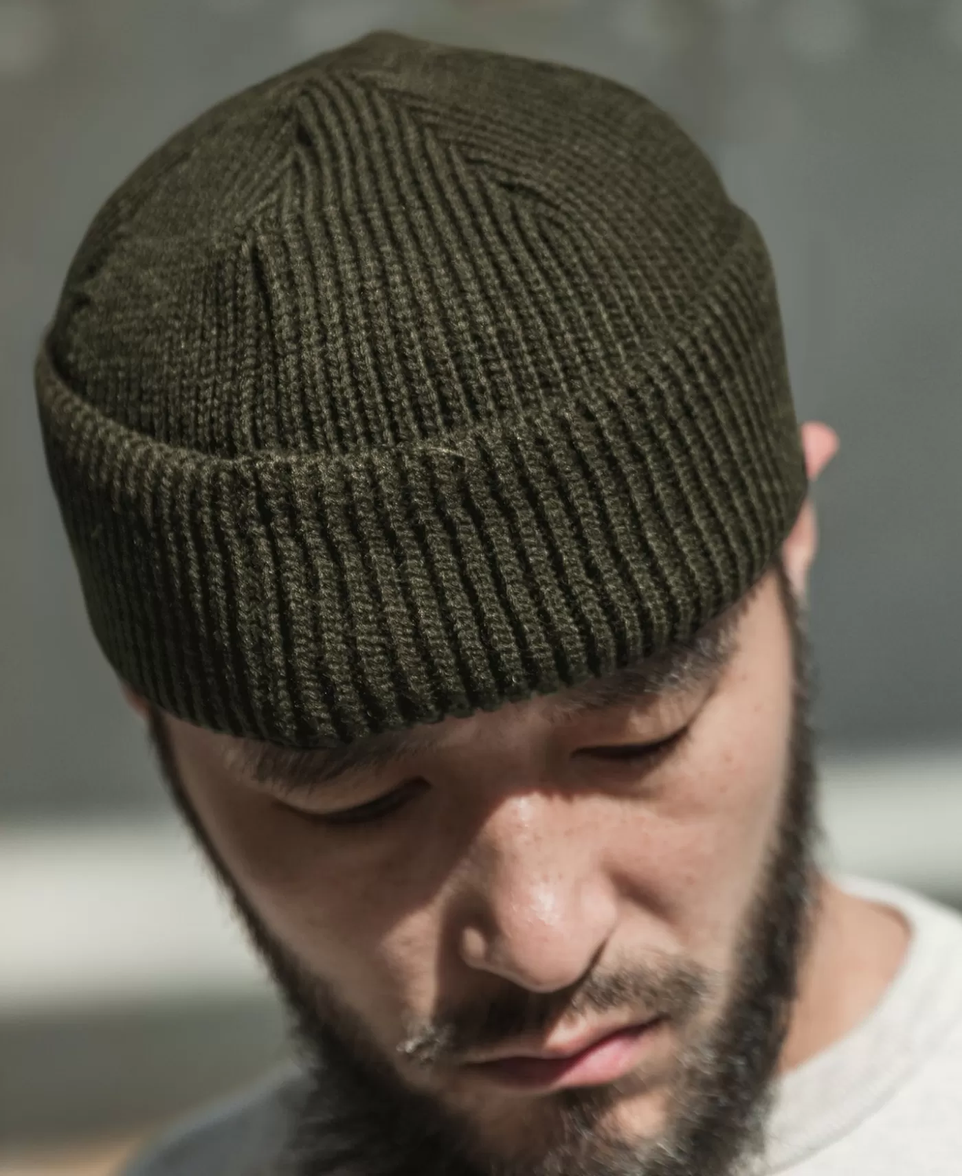 wwii_usaaf_a_watch_cap__olive_3.webp Store WWII USAAF A-4 Watch Cap - Hats & Caps